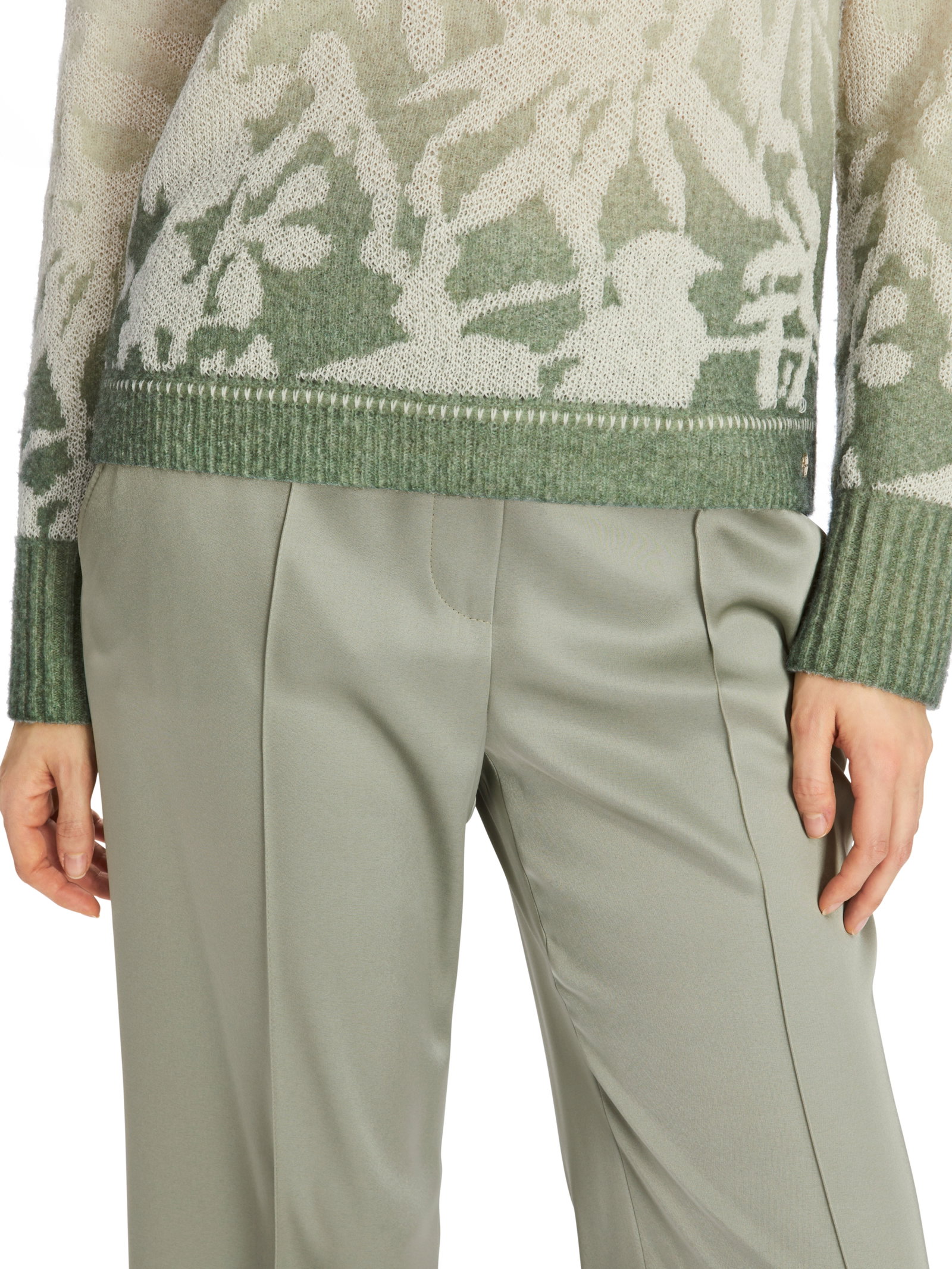 Marc Cain Collections Sweater floraler Strickpullover #5
