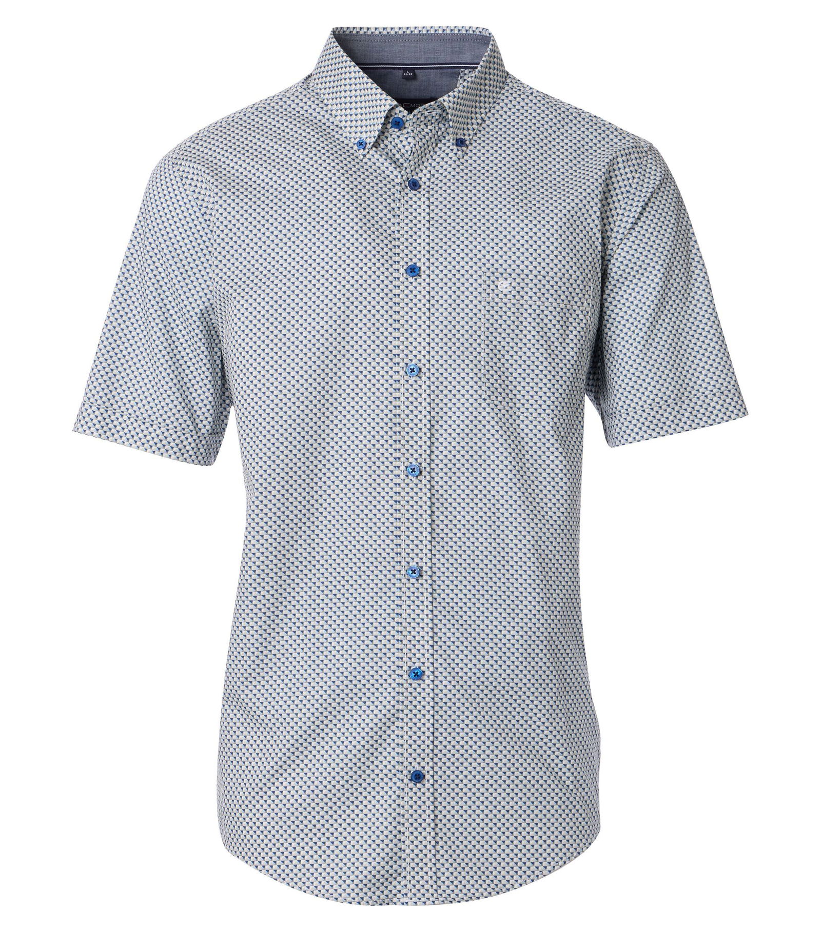  |  B.D. Casual Fit 1/2 Arm, 102 blau | M | blau
