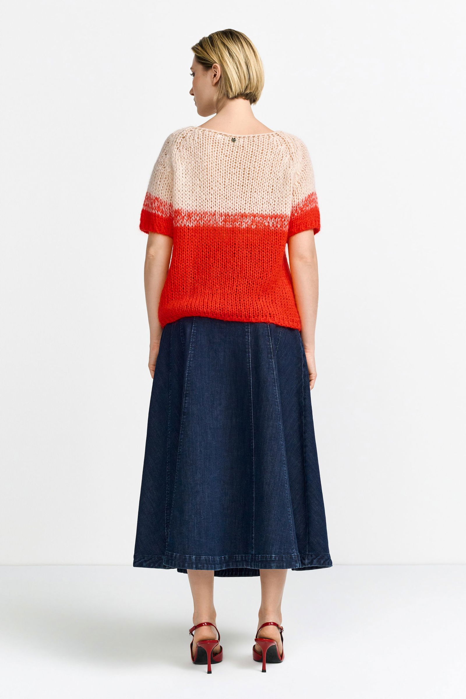 Rich & Royal | Rich & Royal Shirt | M | sunset red