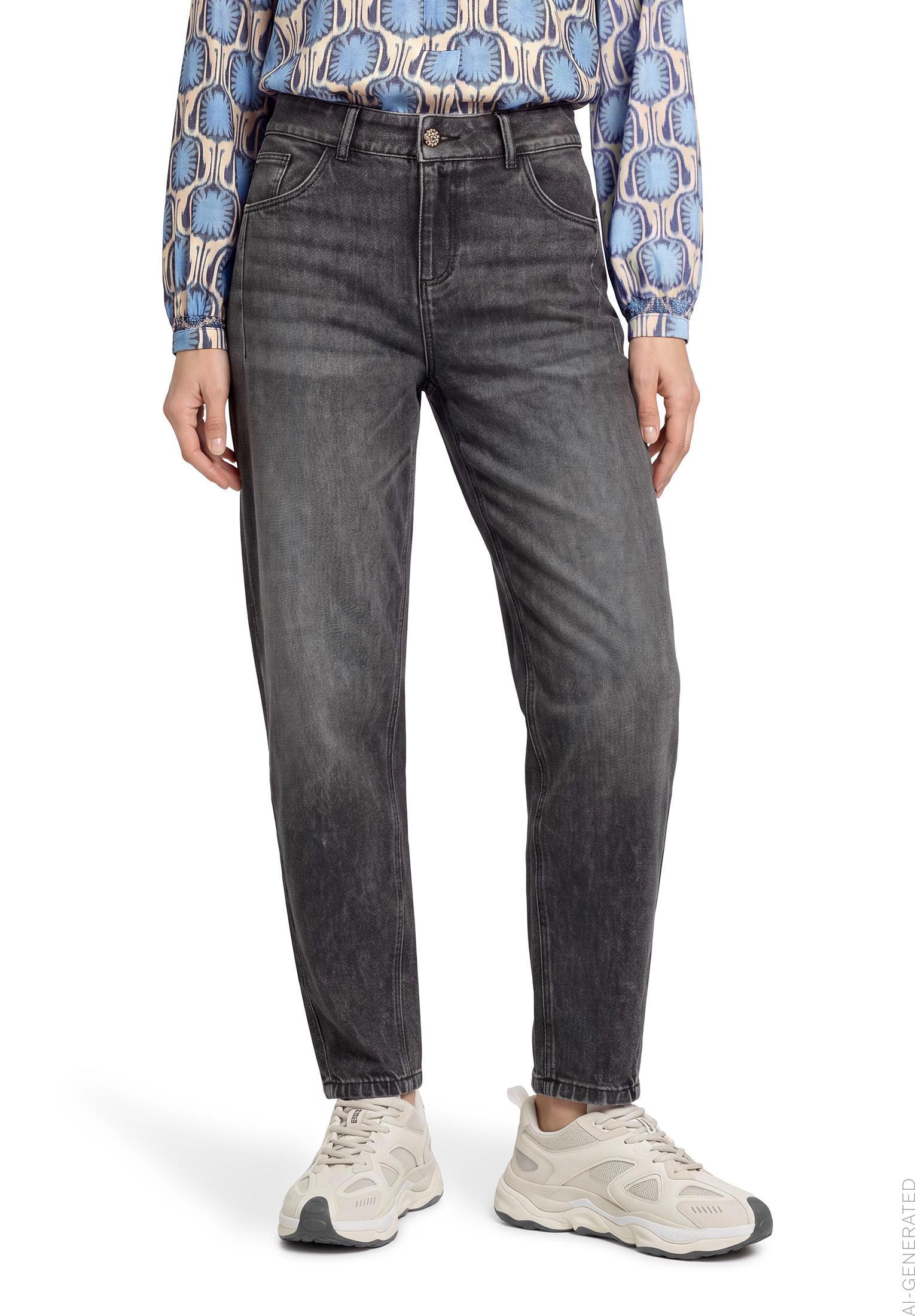 Hose Jeans 1/1 LAEnge, Dark Grey Denim #3
