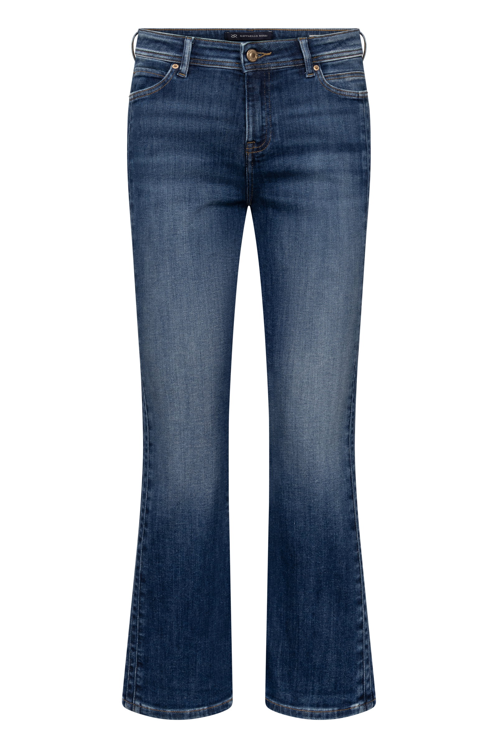 Raffaello Rossi Authentic Stretch Denim Vic 7/8 Galon, Vintage Stonewash #1