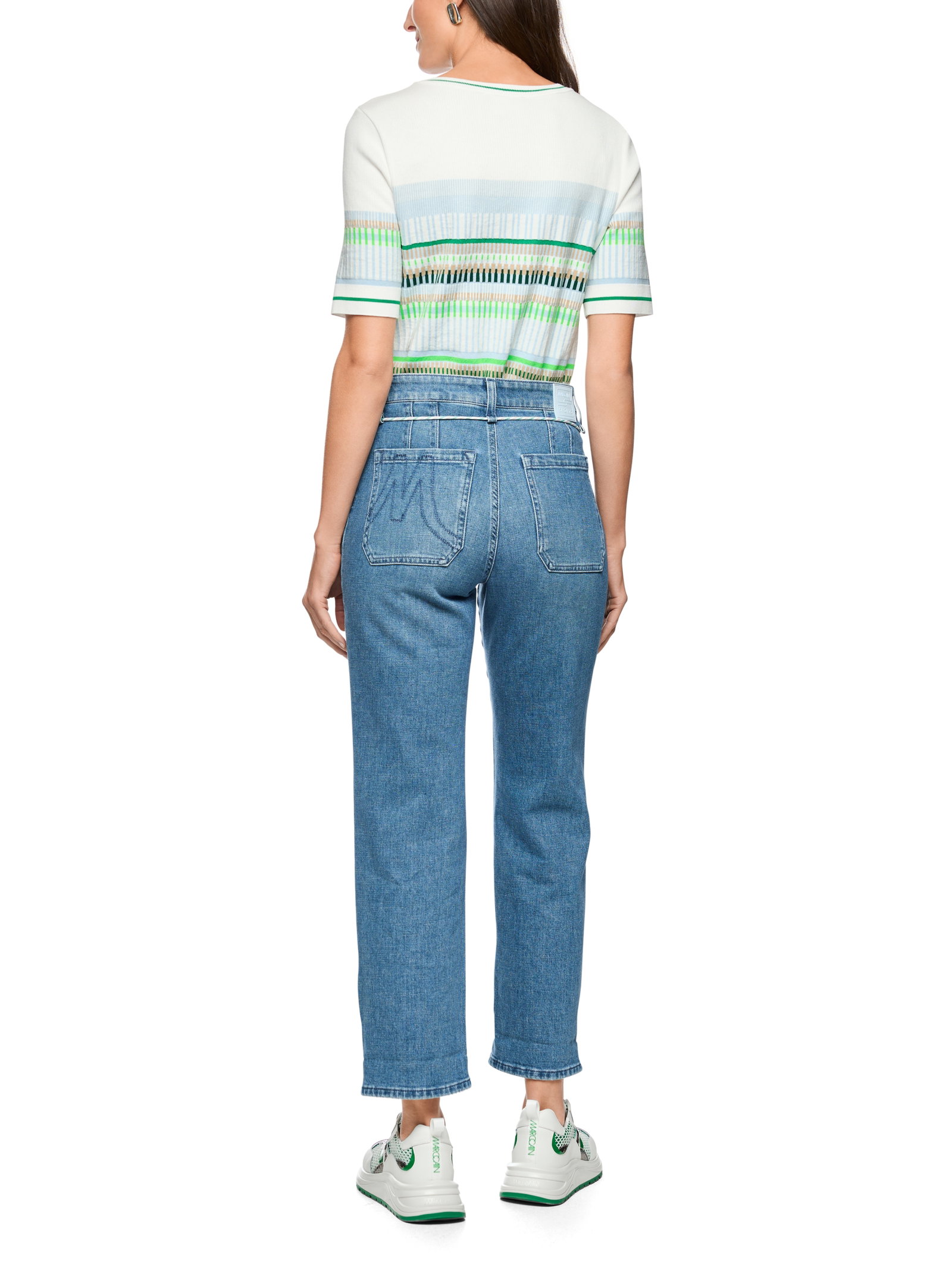 Marc Cain Sports feminine Jeans FENDOU mit Kordel #3