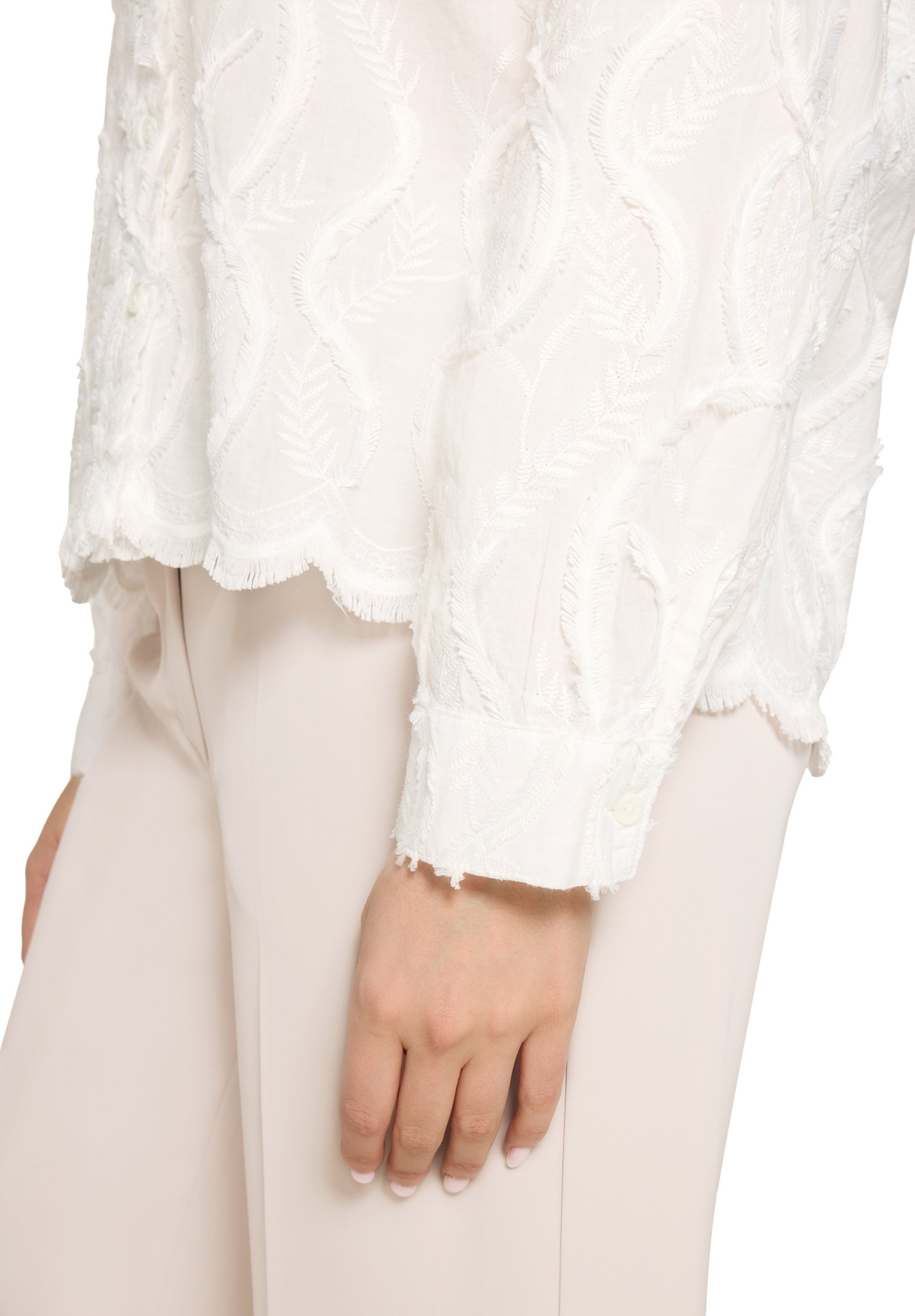 Bluse Kurz 1/1 Arm, Offwhite #6