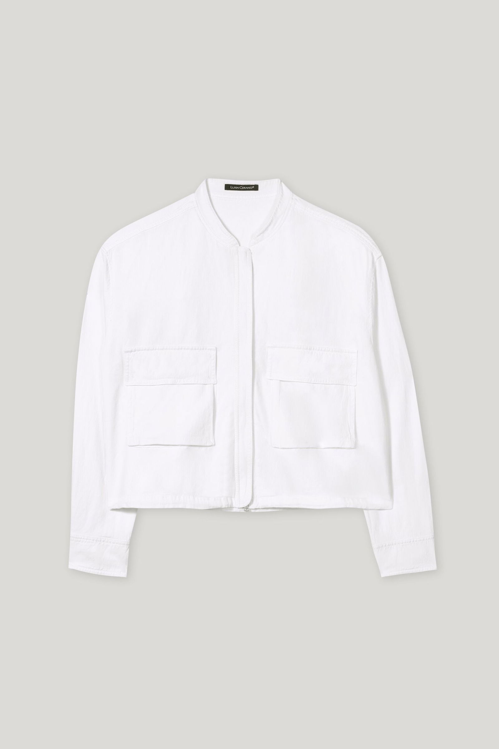 cf7ff2b834a4c0b305ea1cd9ad4ea617 Luisa Cerano |  Luisa Cerano Kurzblazer  | 38 | white