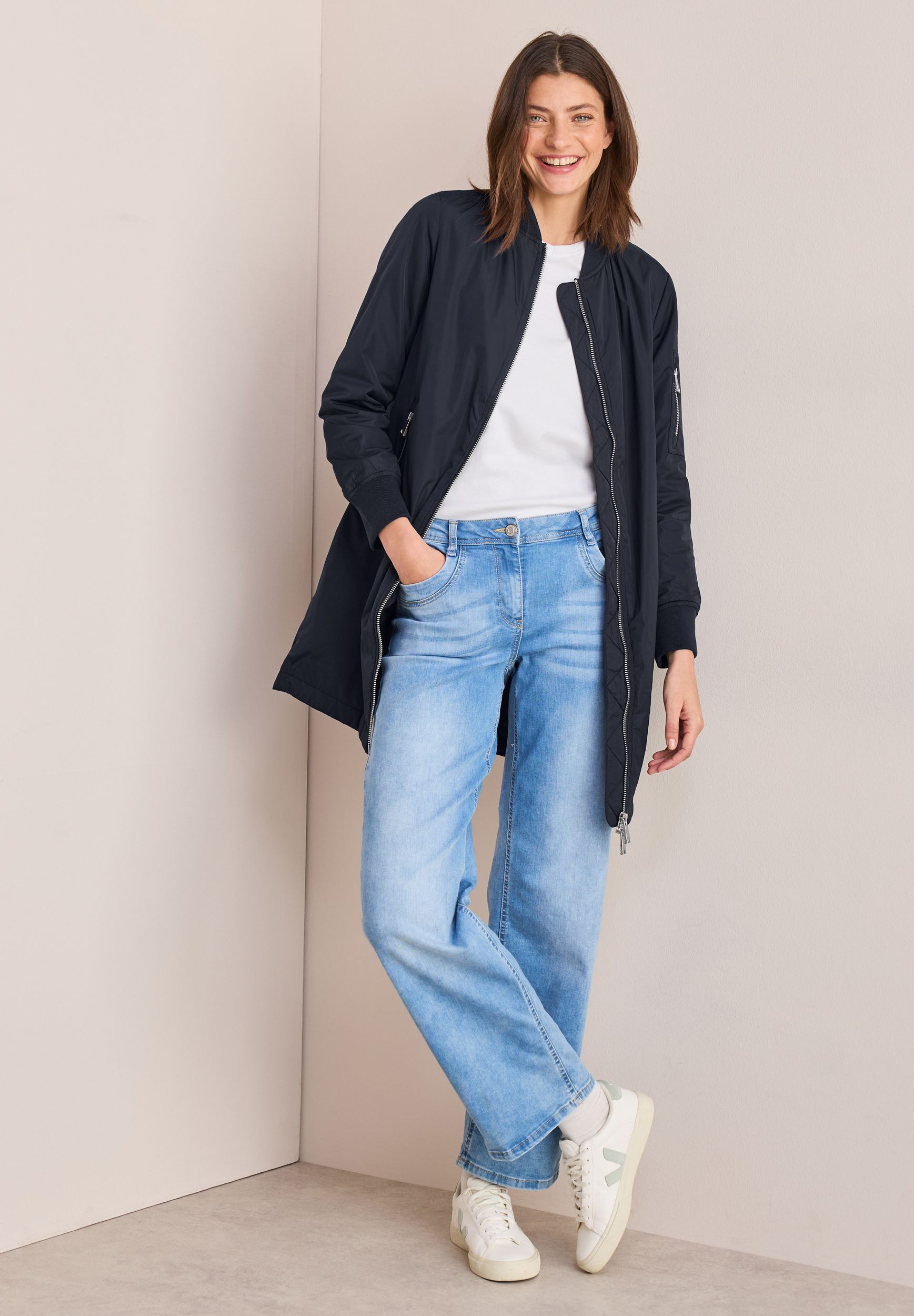 CECIL |  CECIL Funktionsjacke  | S | dark navy blue