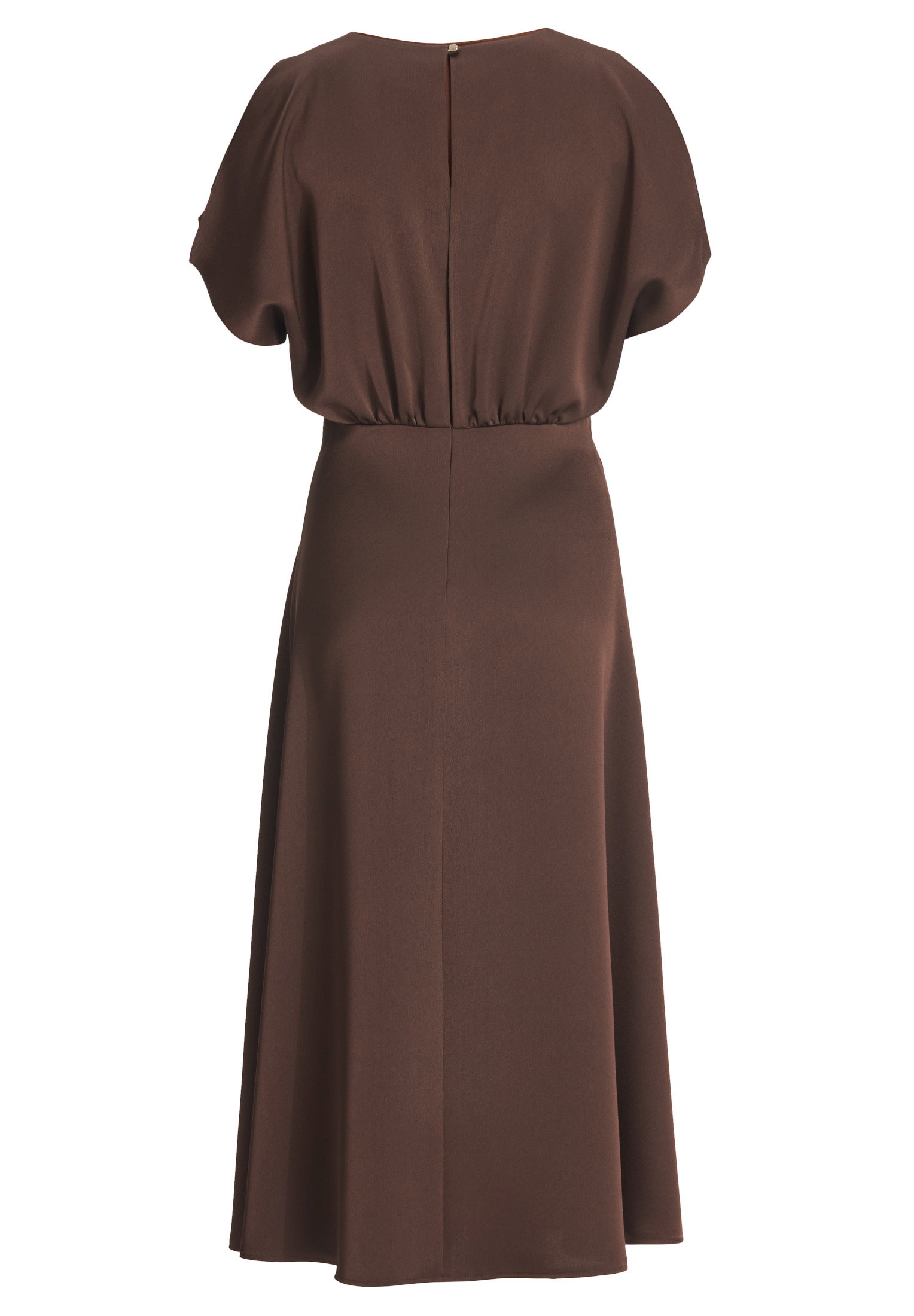 Cocktailkleid aus Satin mit geschli, chocolate brown #7