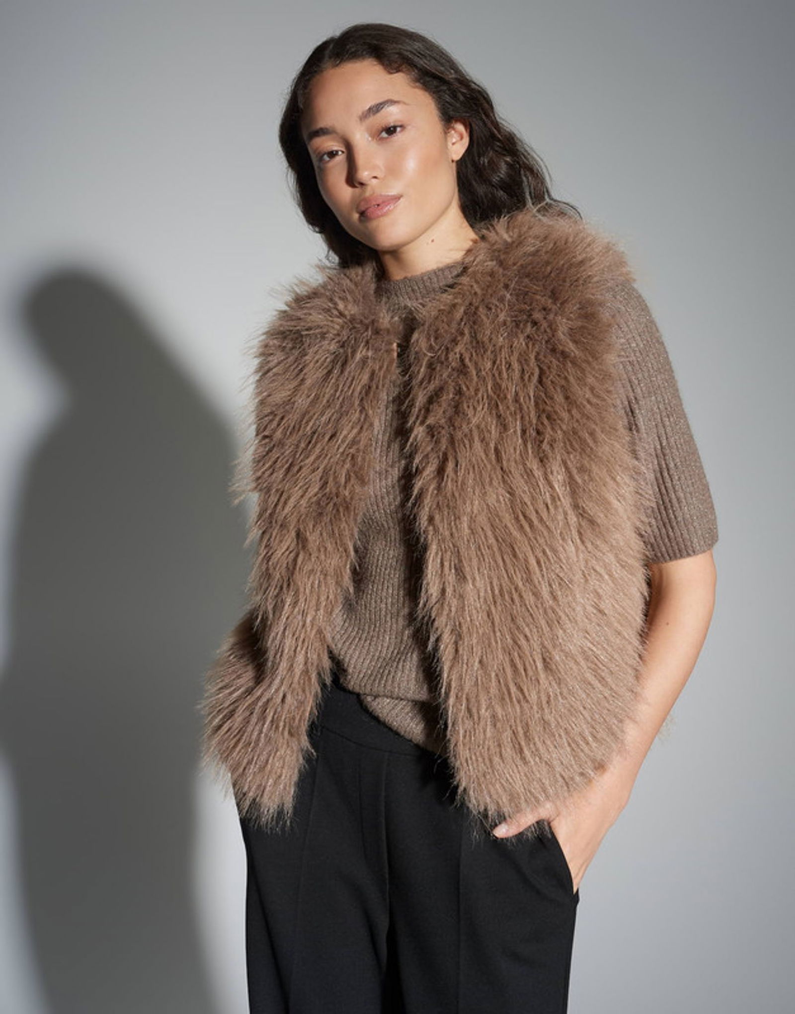 Opus |  OPUS Weste "Wondra" | 44 | warm taupe