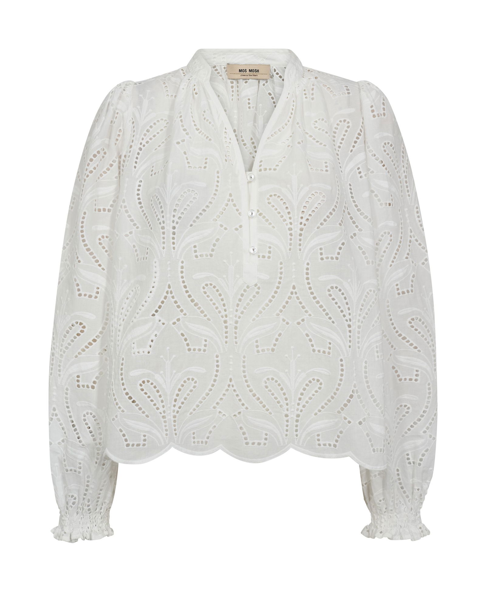 358c8f40dfe585e22a8c40d47ffd9b24 Mos Mosh |  Mos Mosh Druckbluse  | M | white
