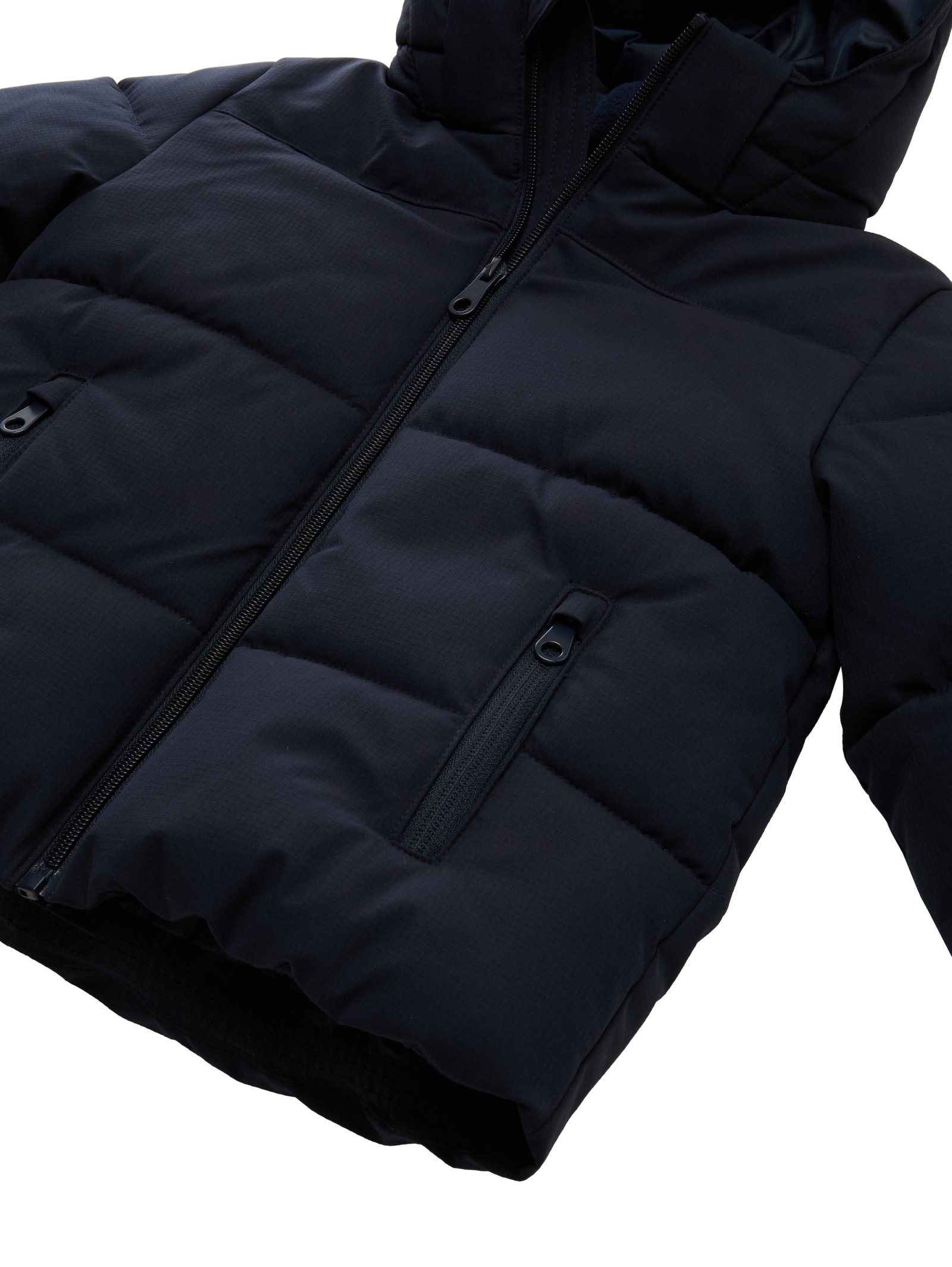 Puffer-Jacke mit abnehmbarer Kapuze #3