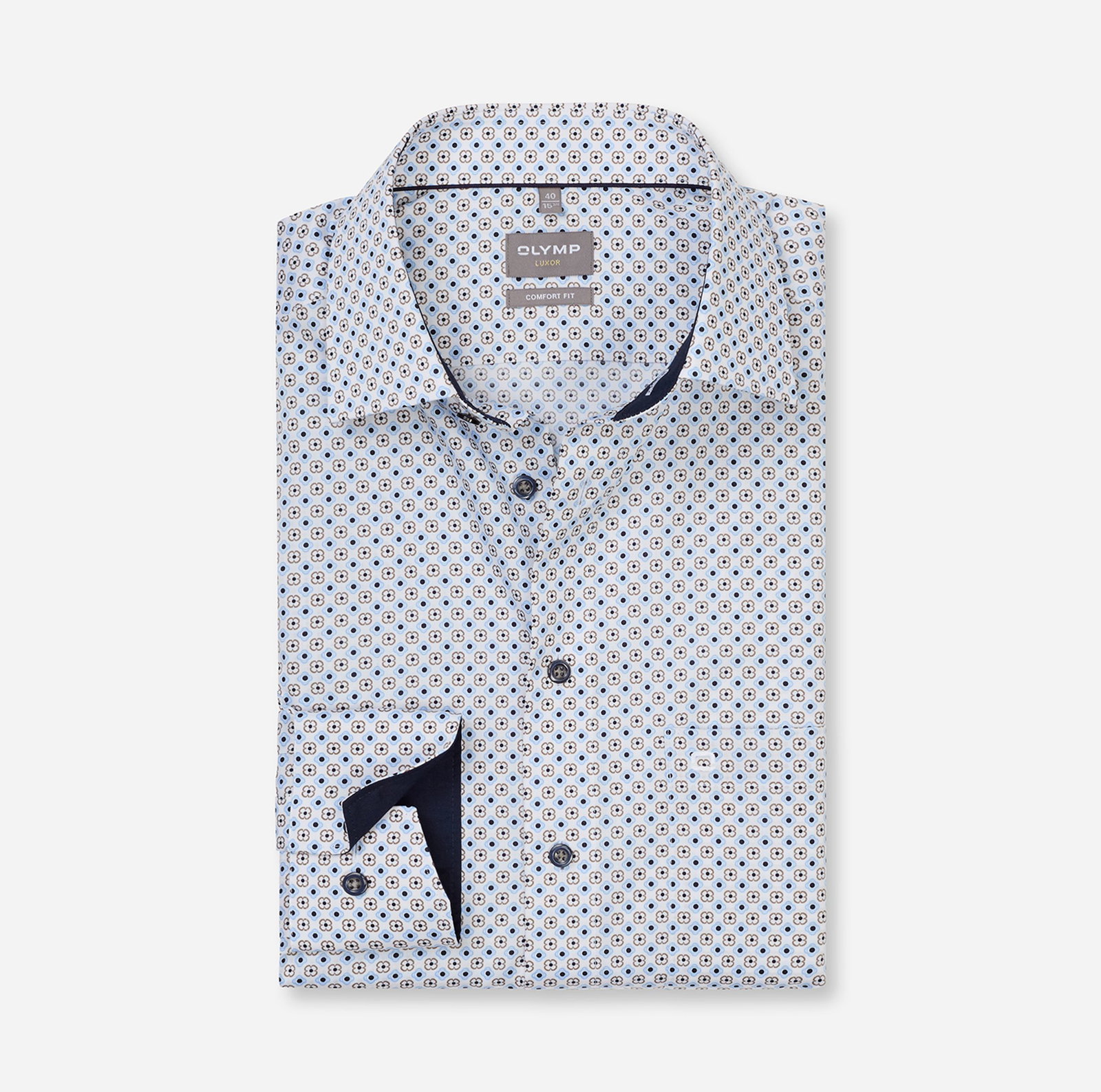 Olymp |  Olymp Hemd Modern Fit  | 43 | weiß