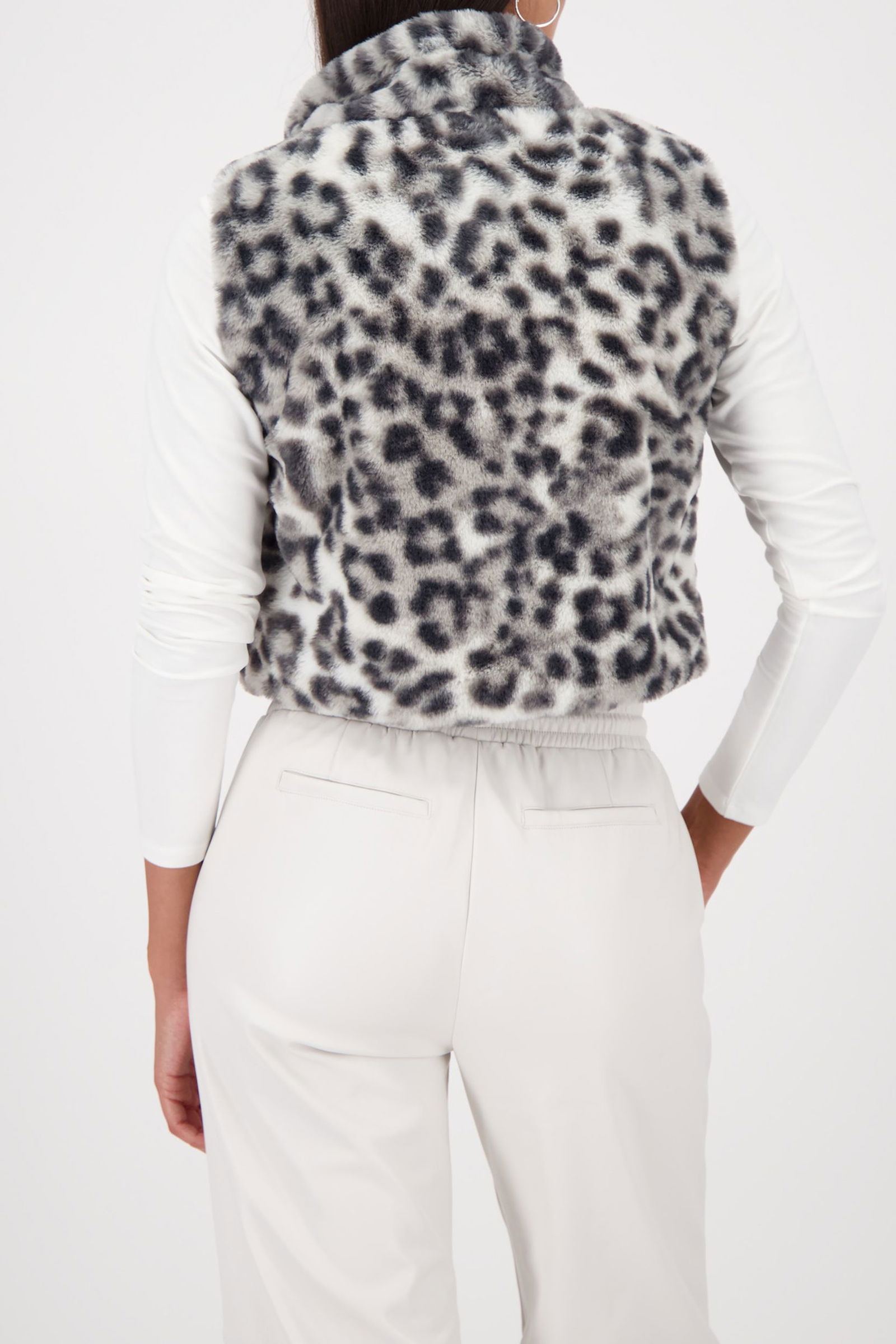 Monari |  Monari Weste  | 38 | schwarz gemustert