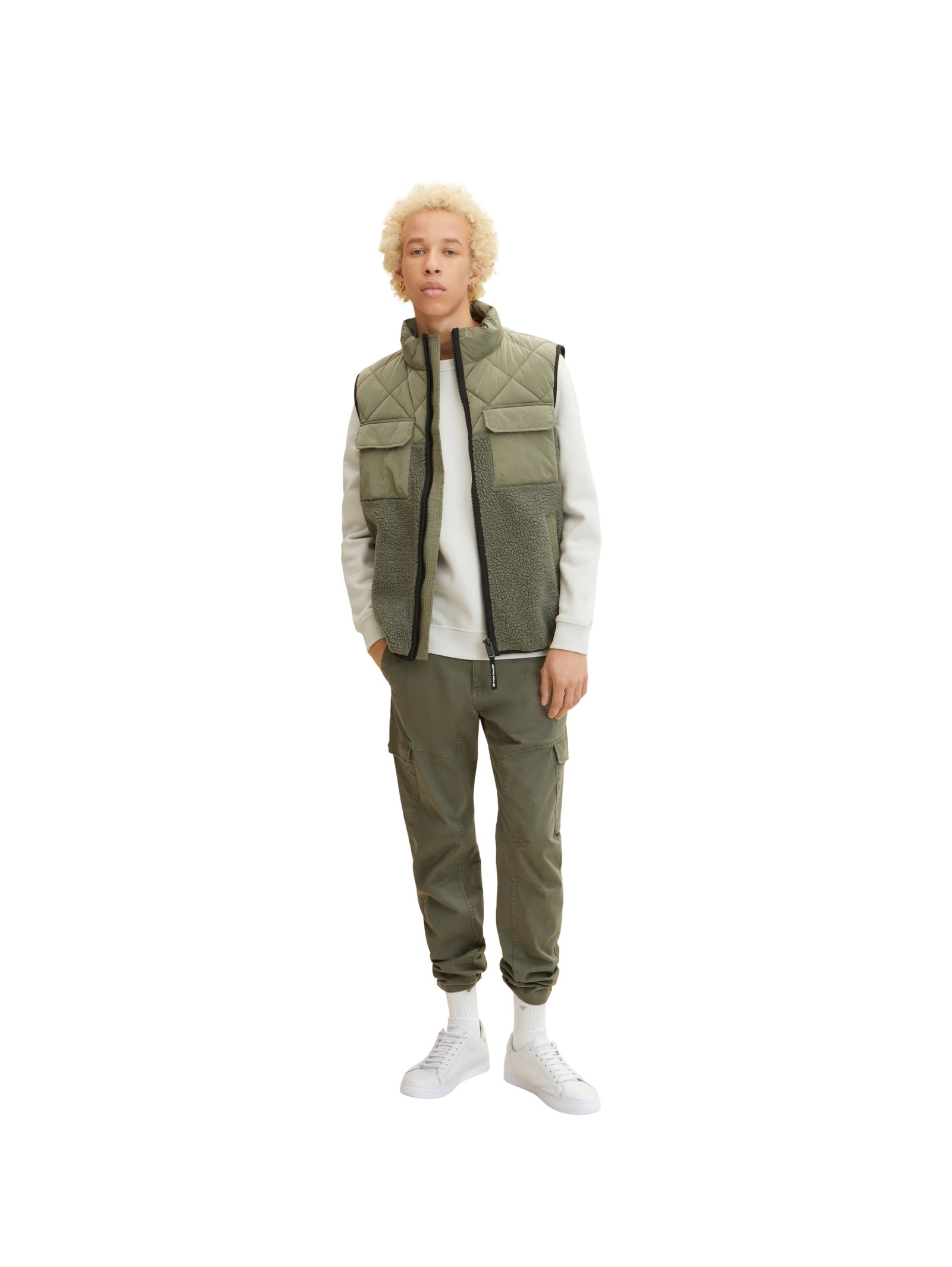 slim cargo pants, Dusty Olive Green #6