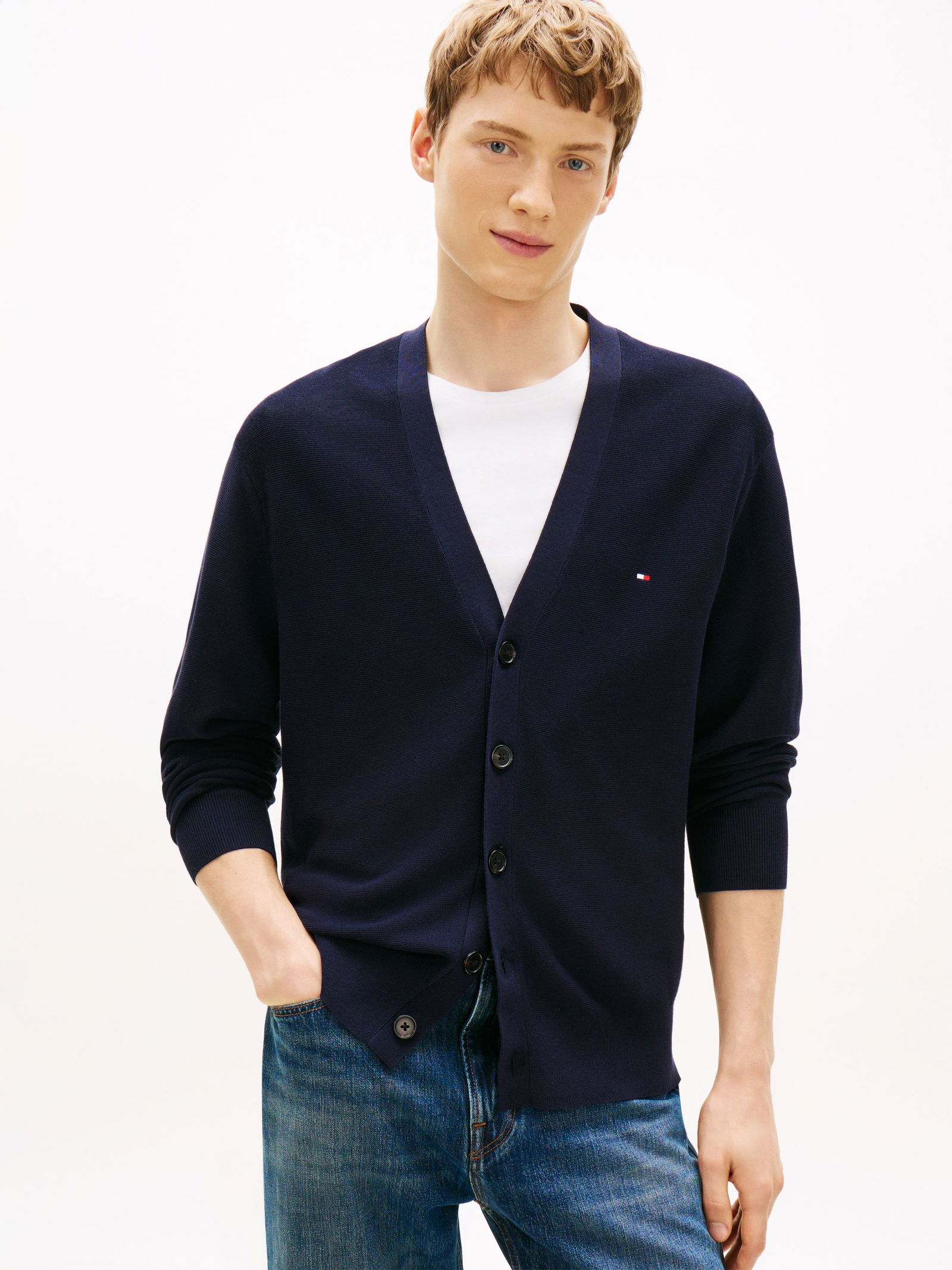 Tommy Hilfiger |  Tommy Hilfiger Strickjacke | Cardigan  | M | desert sky