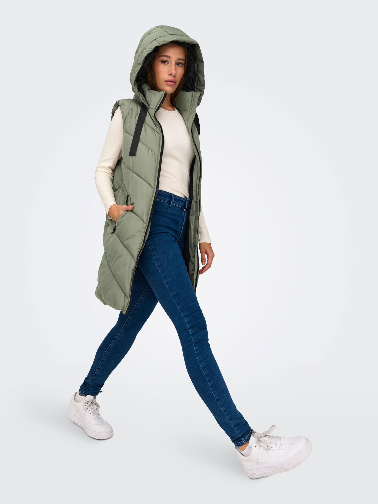 JDY | JDY Padded Hood Weste | M