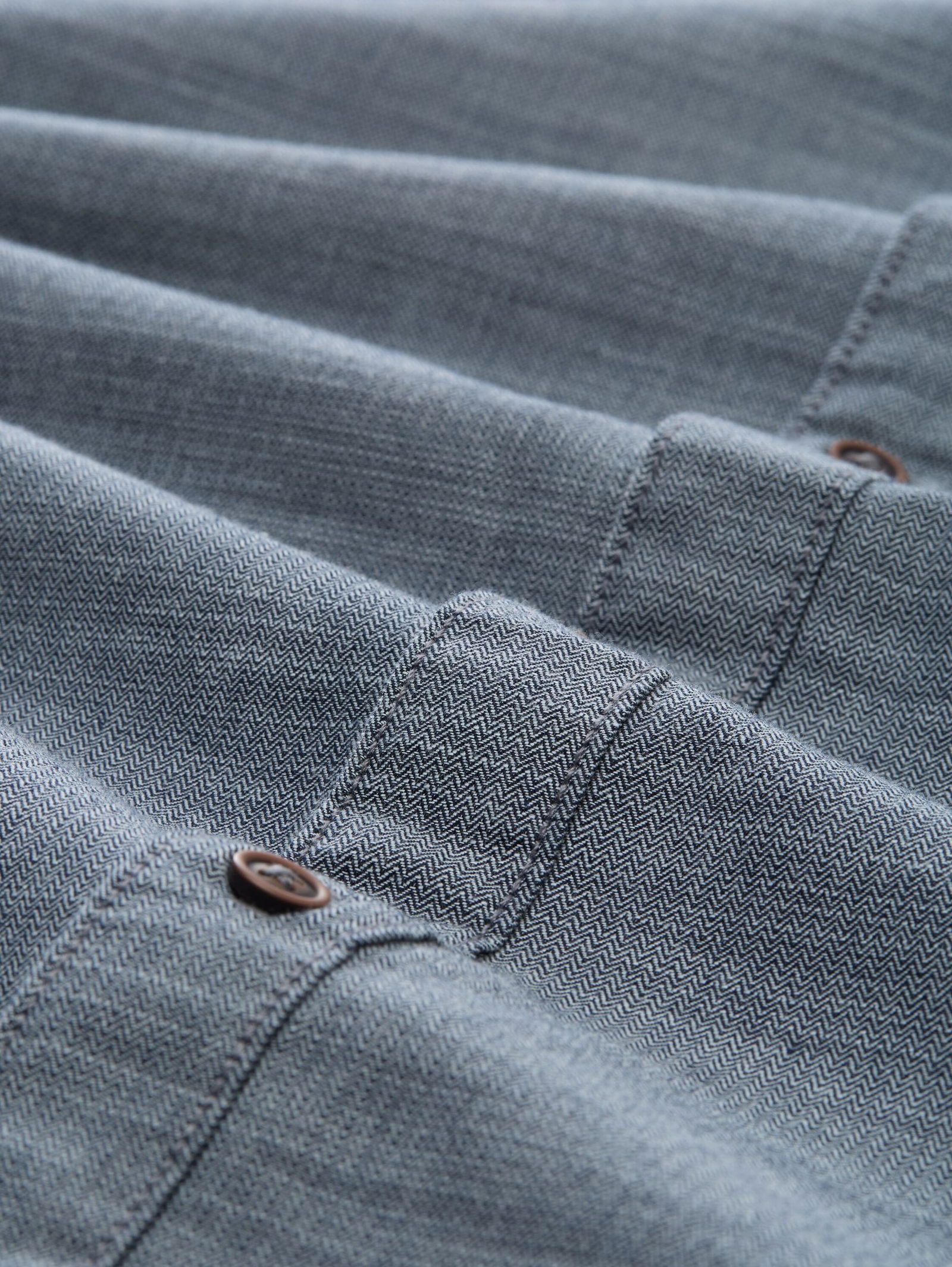 Tom Tailor |  Tom Tailor Hemd Slim Fit  | L | sky captain zigzag structure