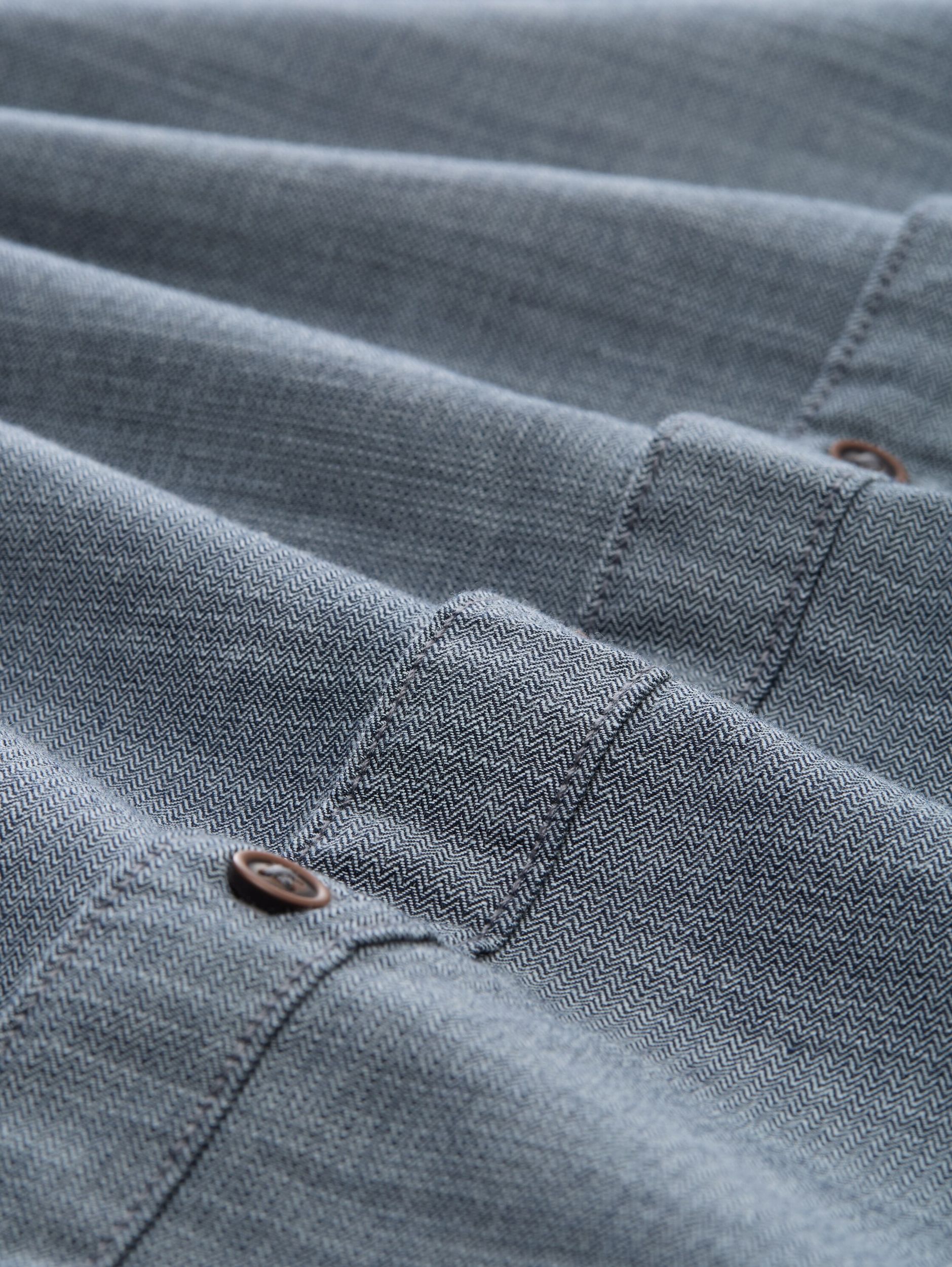 Tom Tailor |  Tom Tailor Hemd Slim Fit  | L | sky captain zigzag structure