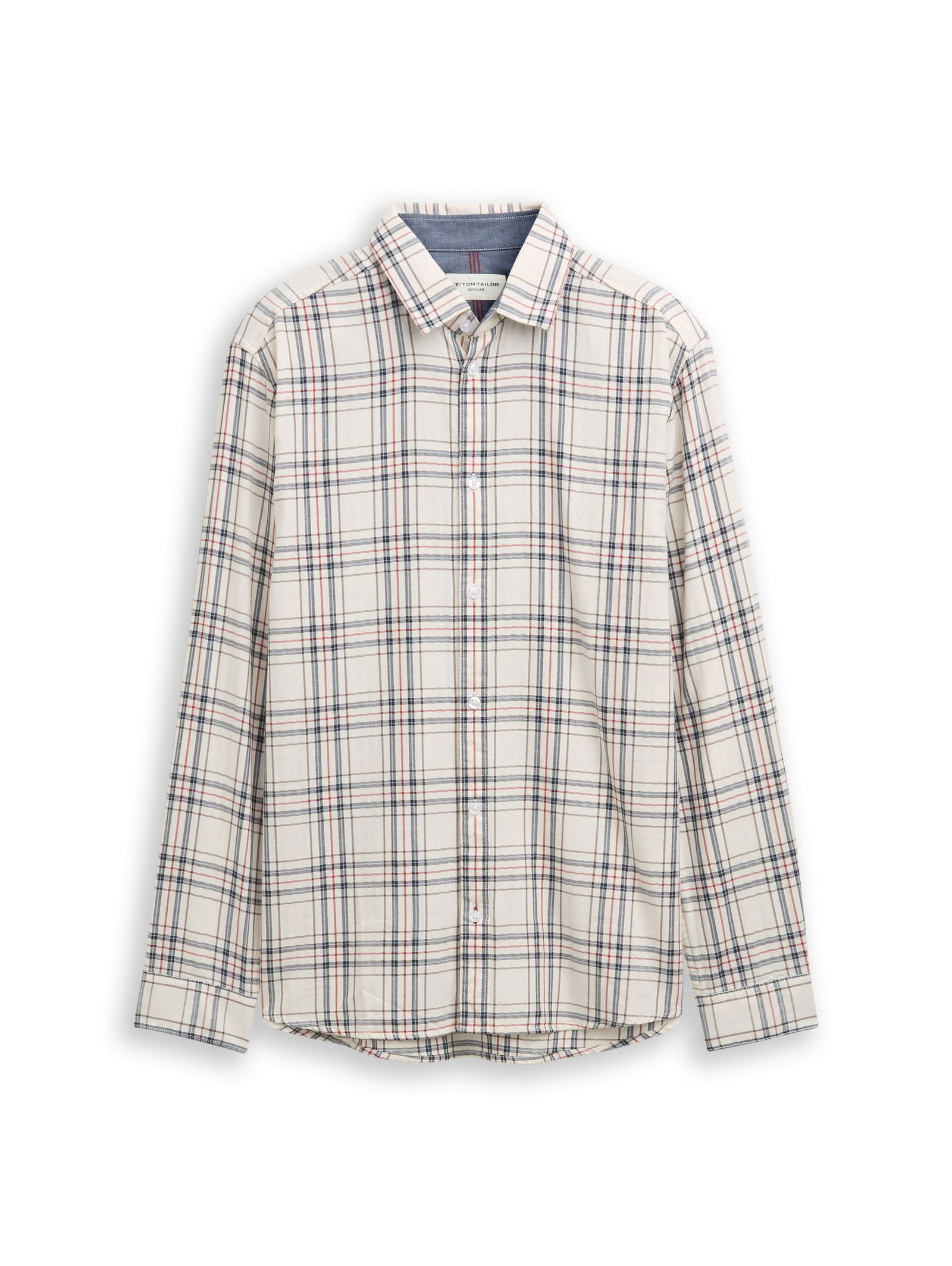 white multicolor check