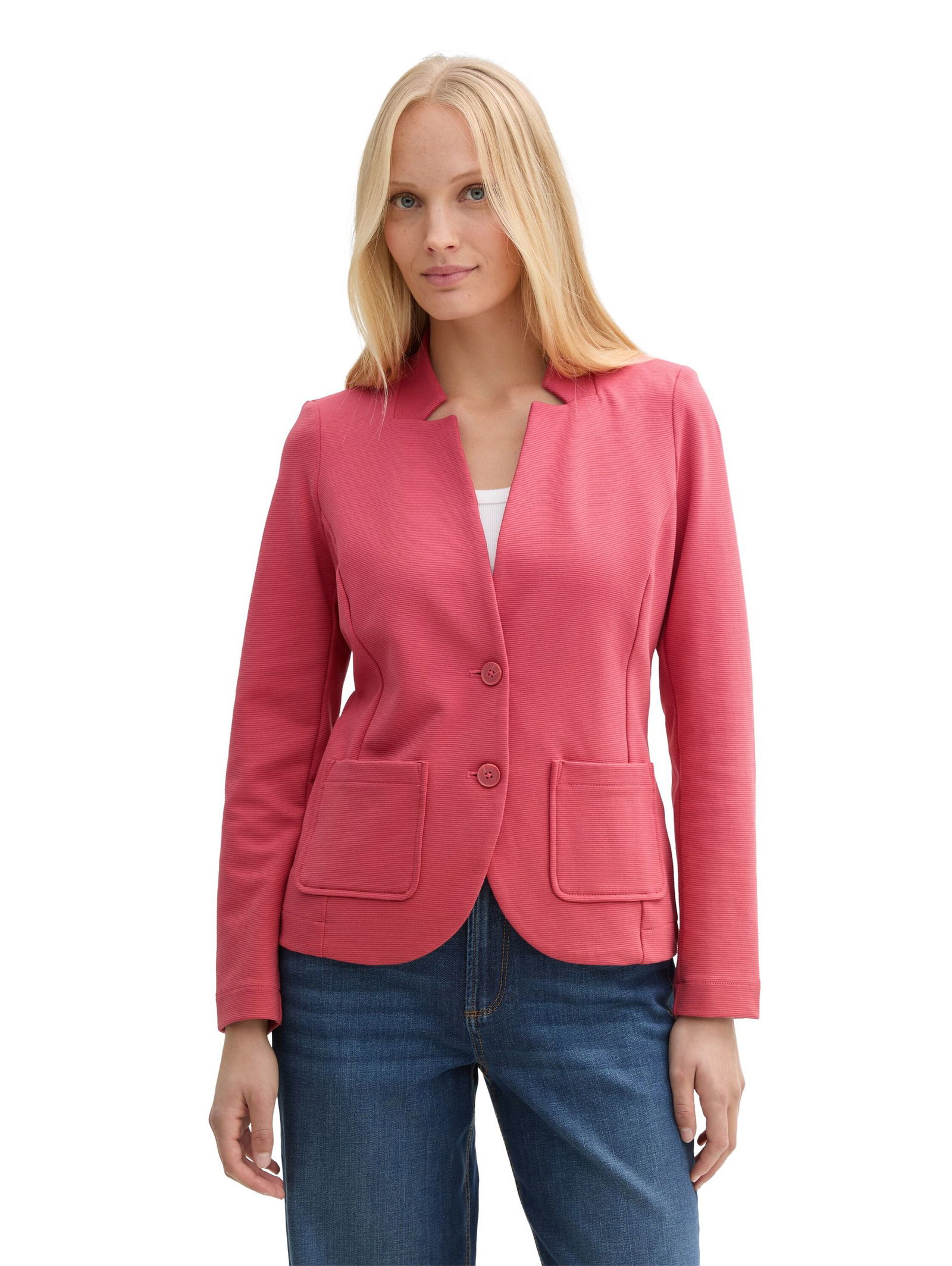 Tom Tailor |  Tom Tailor Kurzblazer  | M | berry red