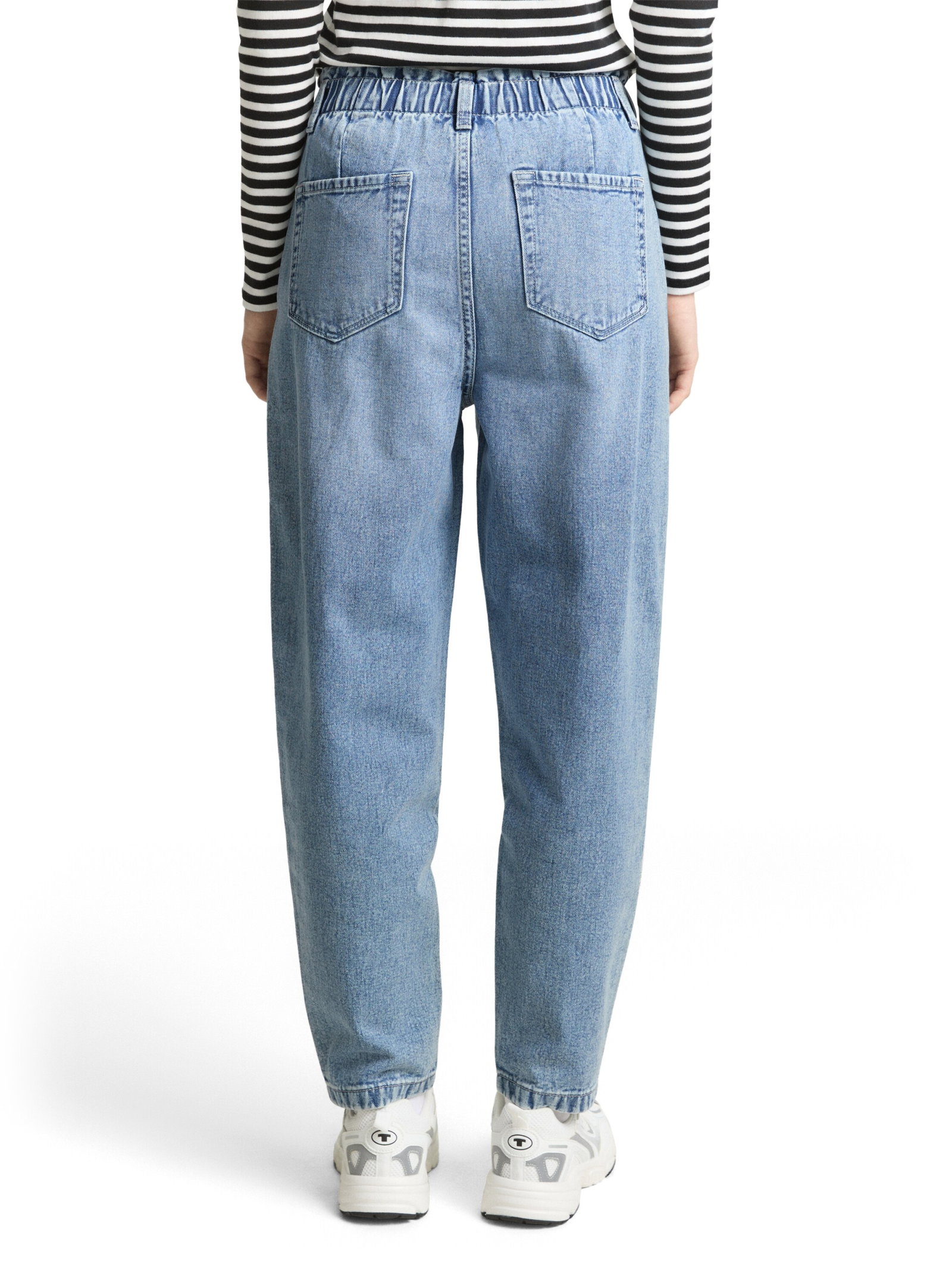 TTADEA BARREL, Used Light Stone Blue Denim #4