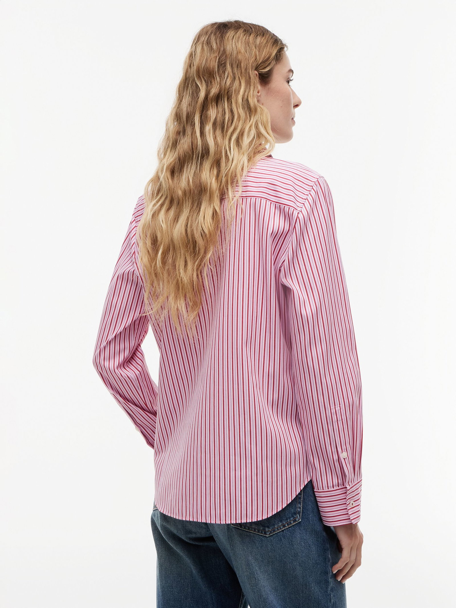 Tommy Hilfiger | Tommy Hilfiger Hemdbluse | 38 | Pink Multi Stripe