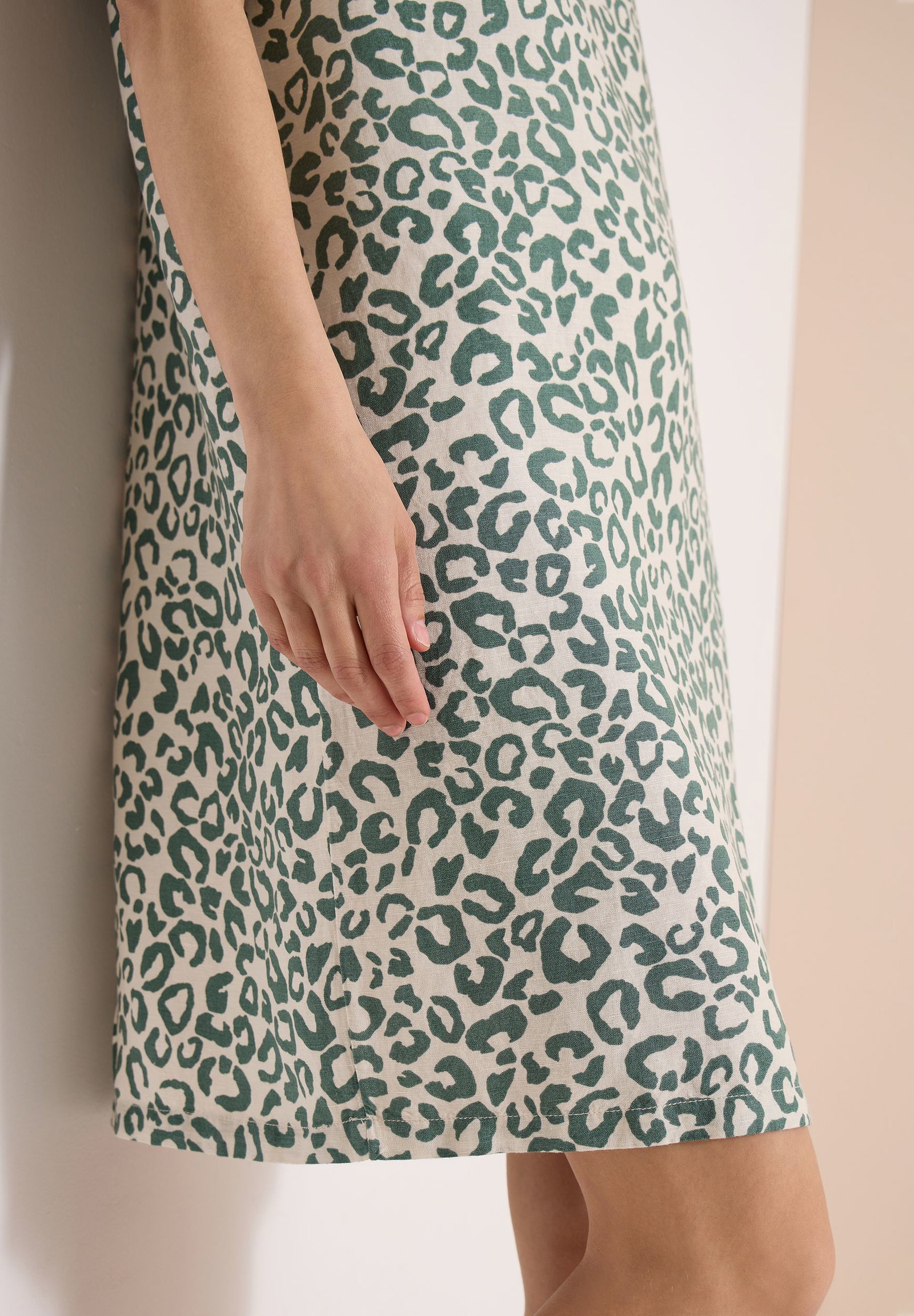 CECIL | CECIL Kleid aus Leinen | L | macadamia beige