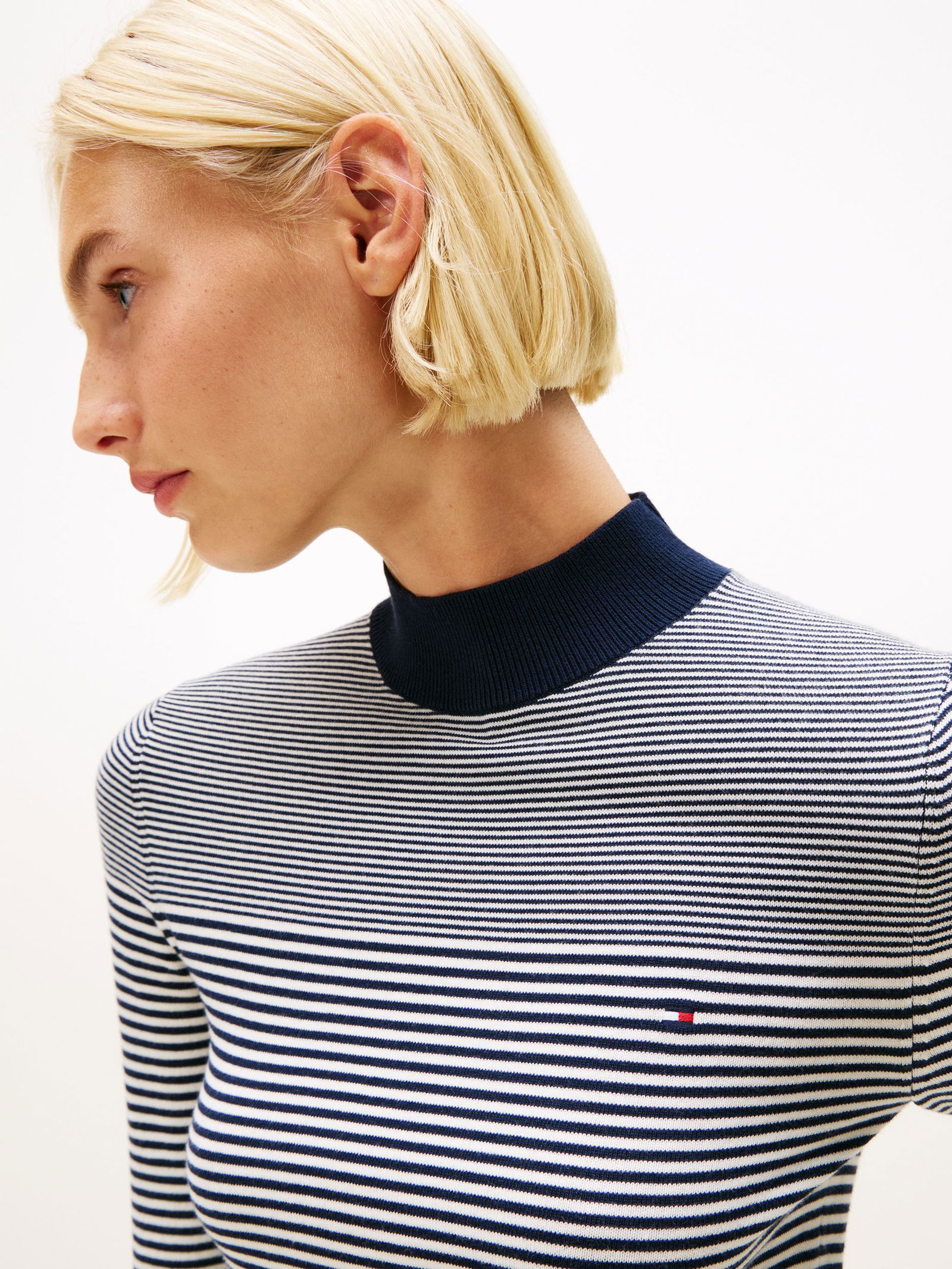 2552eddc08e1829a80133e5684aad295 Tommy Hilfiger |  Tommy Hilfiger Rollkragenpullover  | L | classic ithaka stp breezy blue