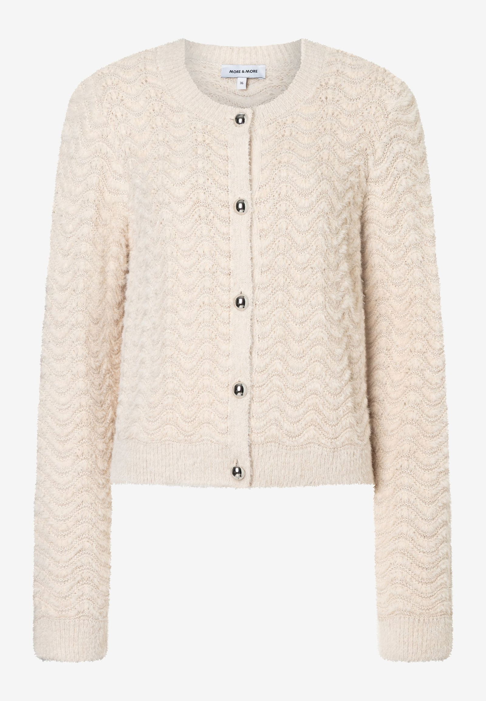 More & More |  More & More Strickjacke | Cardigan  | 44 | ecru