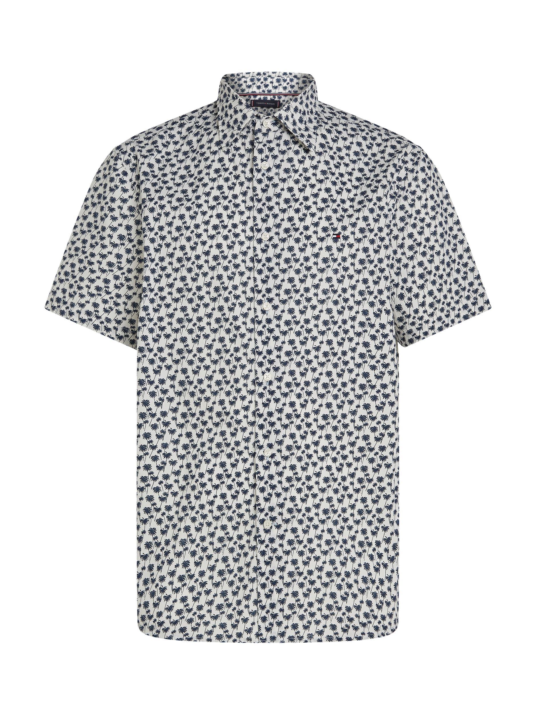 Tommy Hilfiger |  Tommy Hilfiger Hemd Regular Fit  | M | optic white / carbon navy
