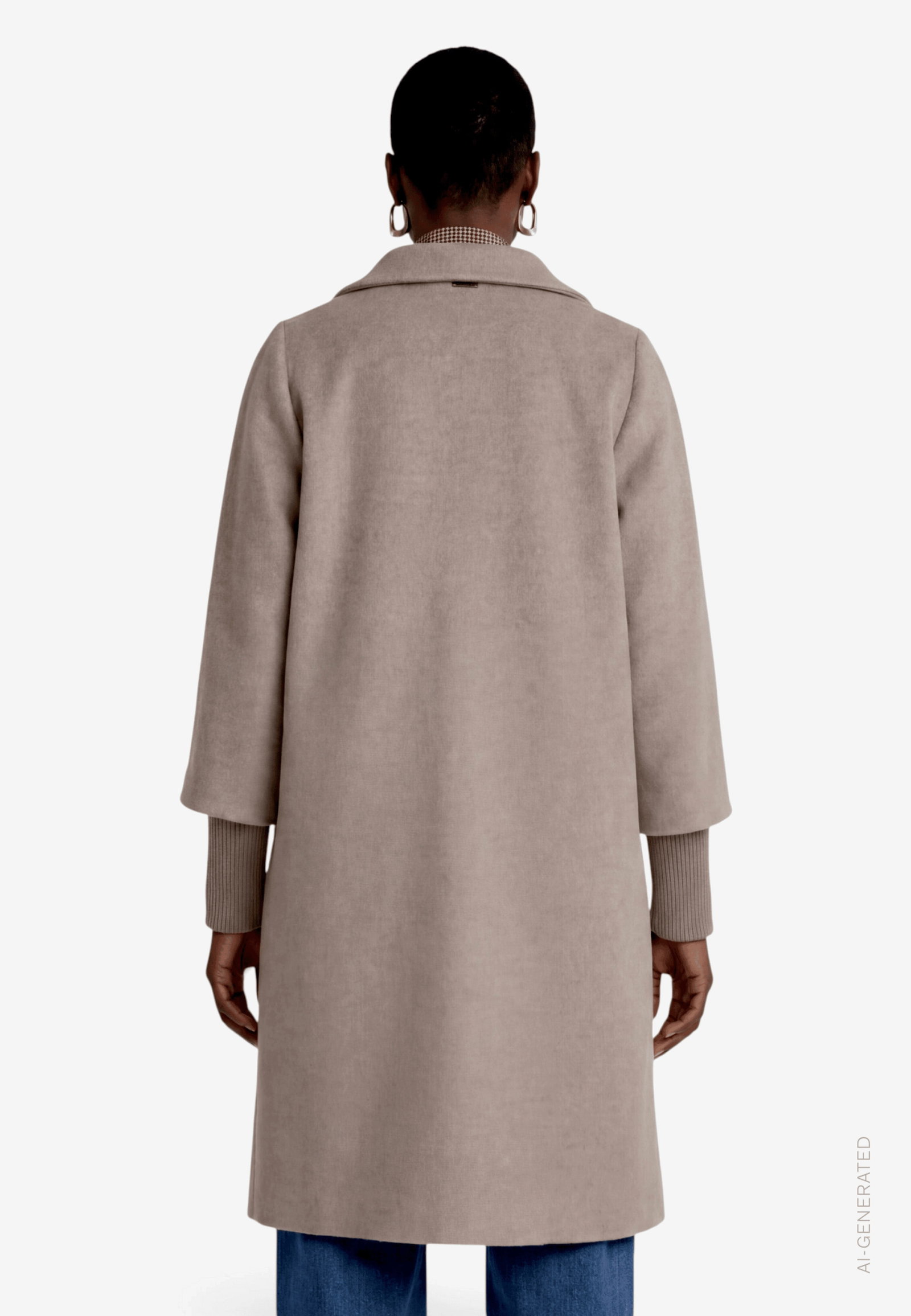 Mantel Casual, Taupe Melange #3
