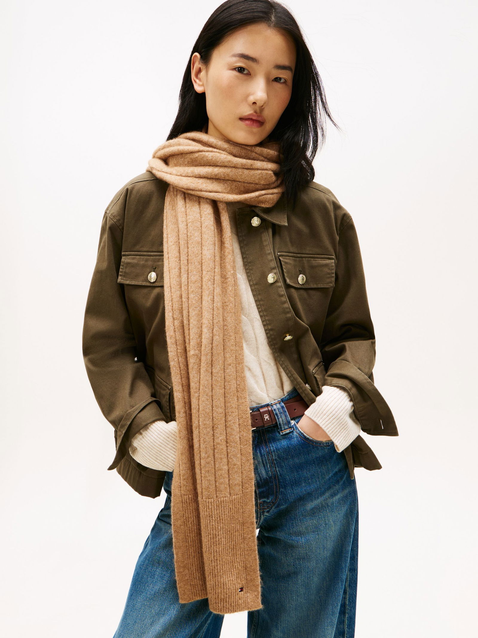 Tommy Hilfiger | Tommy Hilfiger Tuch | OS | safari canvas