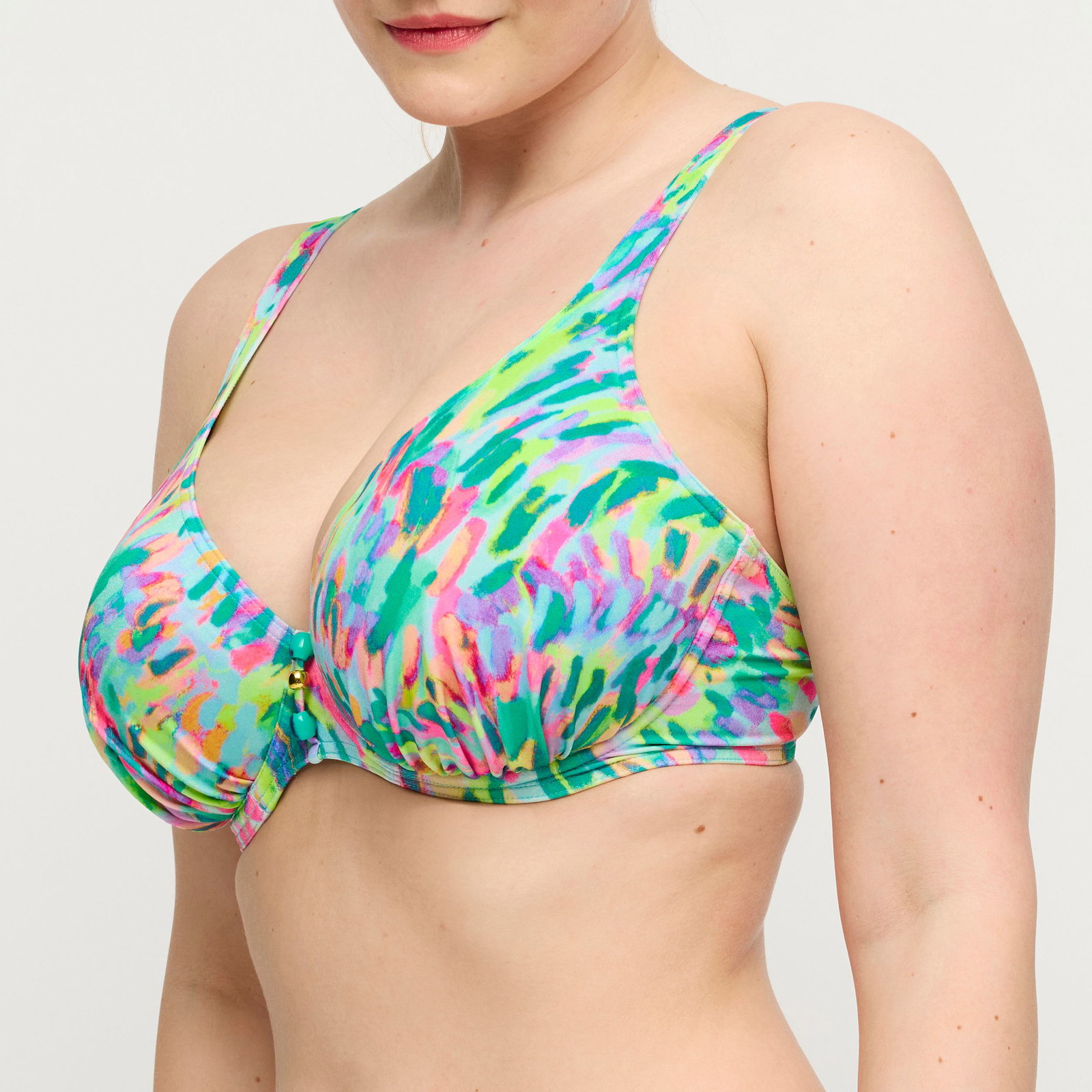 eea11cc492bbcd2ffa847b5d14d1c4c4 PrimaDonna | DOUALA Impressionist Summer halb unterlegter Bikini tief. | 75/E | impressionist summer