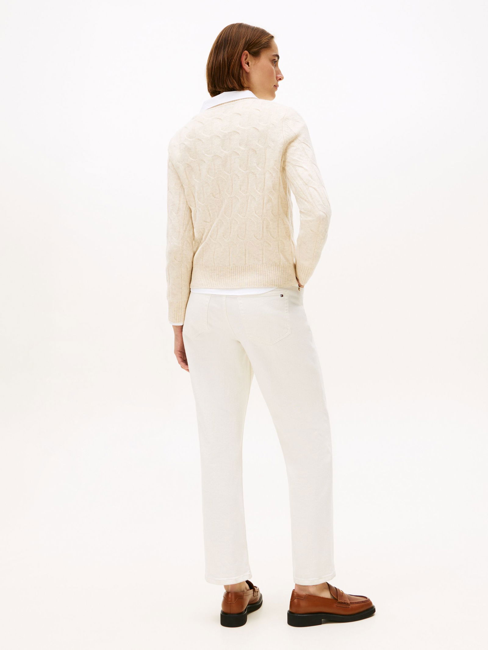 66a3c124526962c6cd0abb99dbec2267 Tommy Hilfiger | Tommy Hilfiger Soft Strickpullover | M | white dove heather