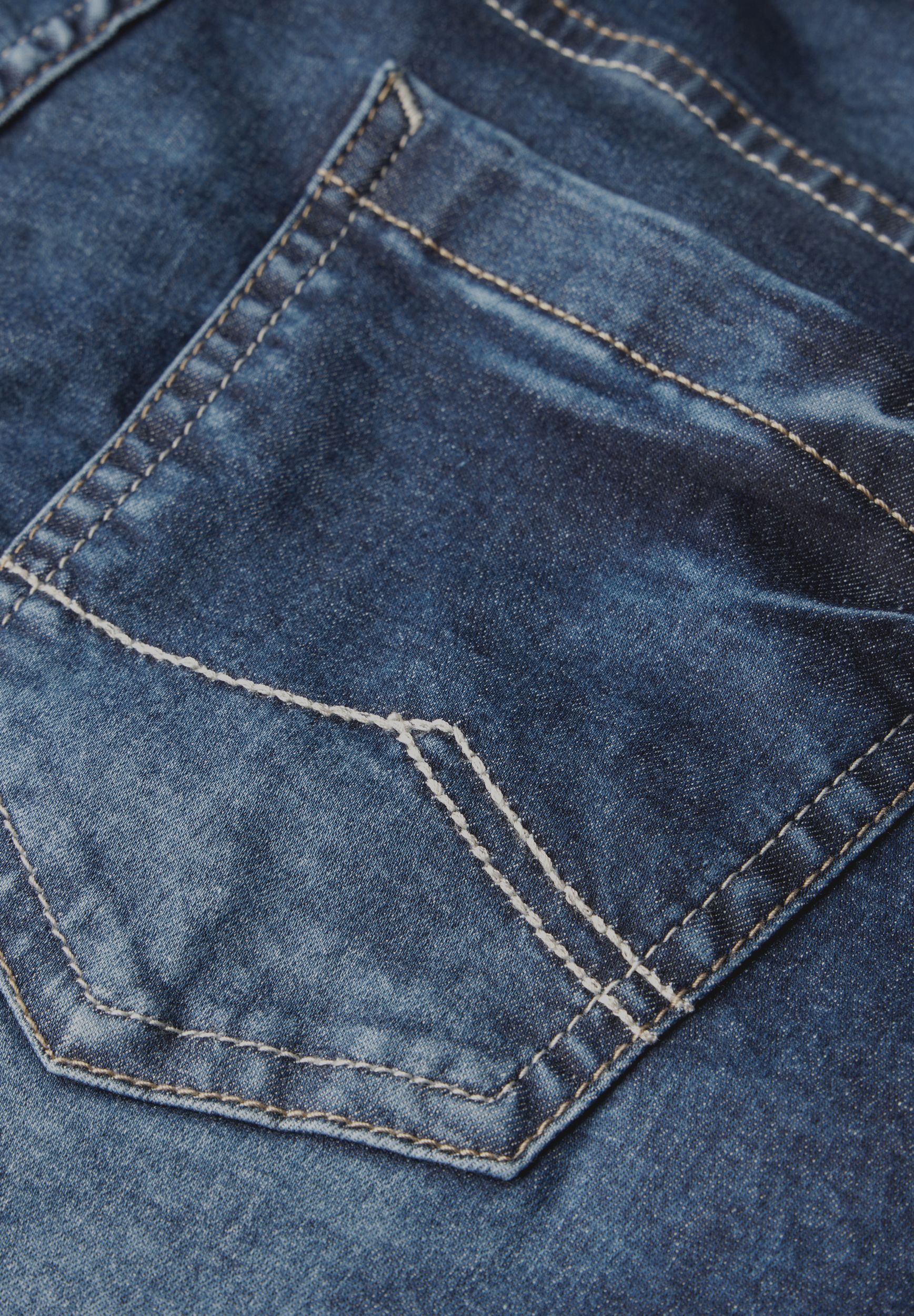 CECIL |  CECIL Jeansshorts  | 30 | mid blue used wash