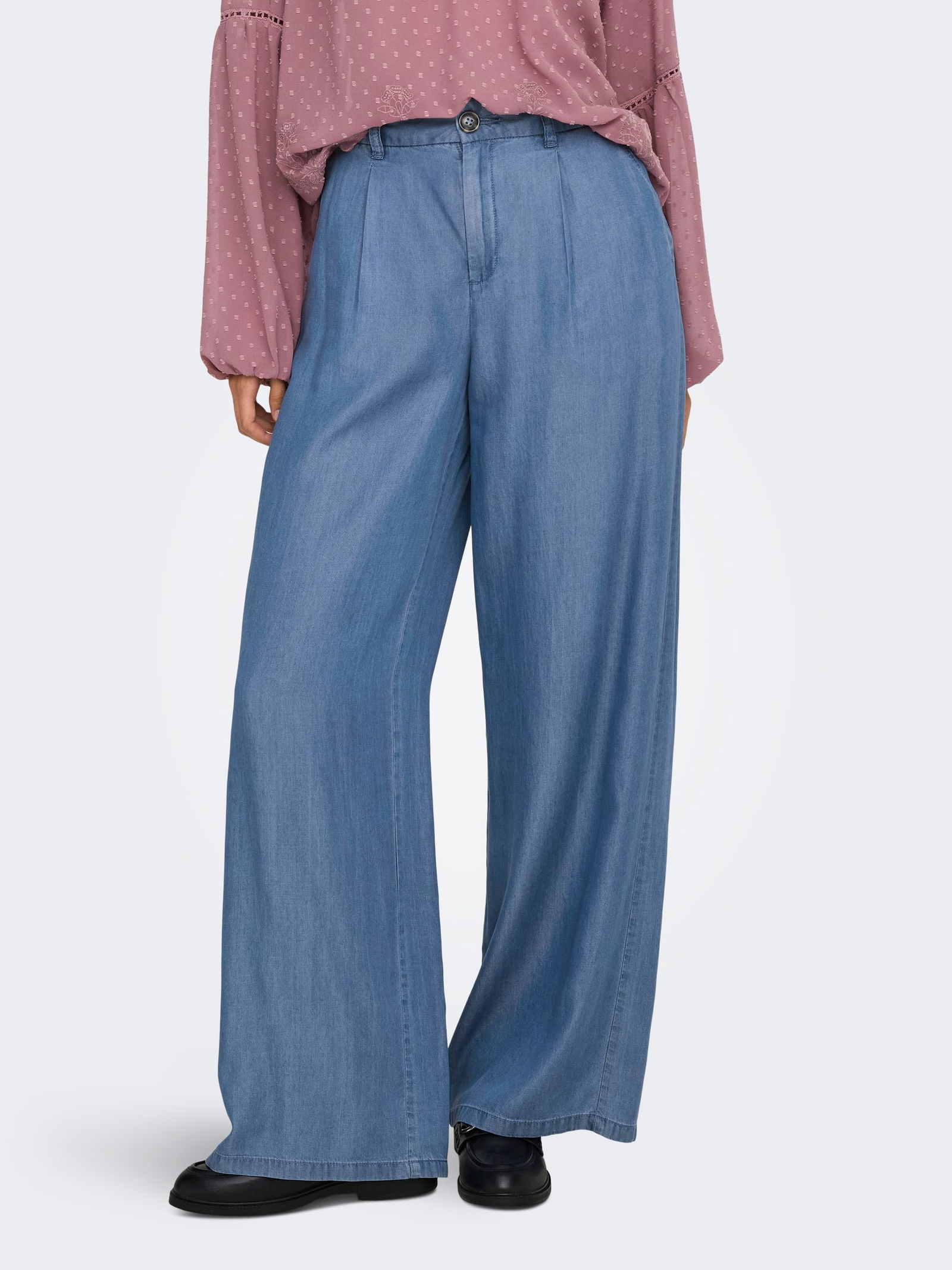 JDY |  JDY Schlaghose  | L/32 | medium blue denim