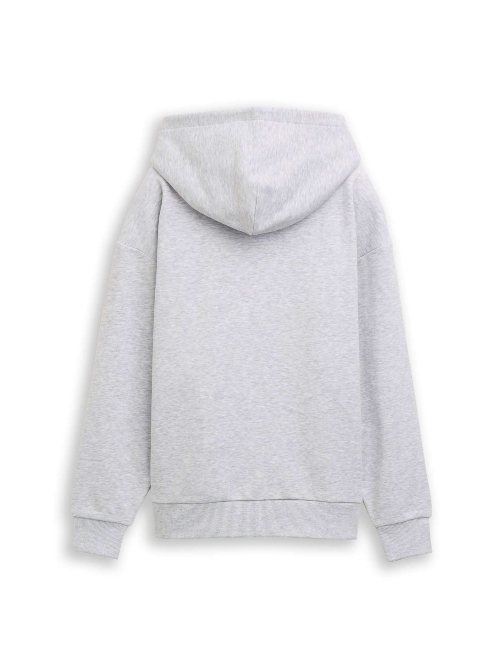 oversize flaglabel embro hoodi, Cashew Melange #2