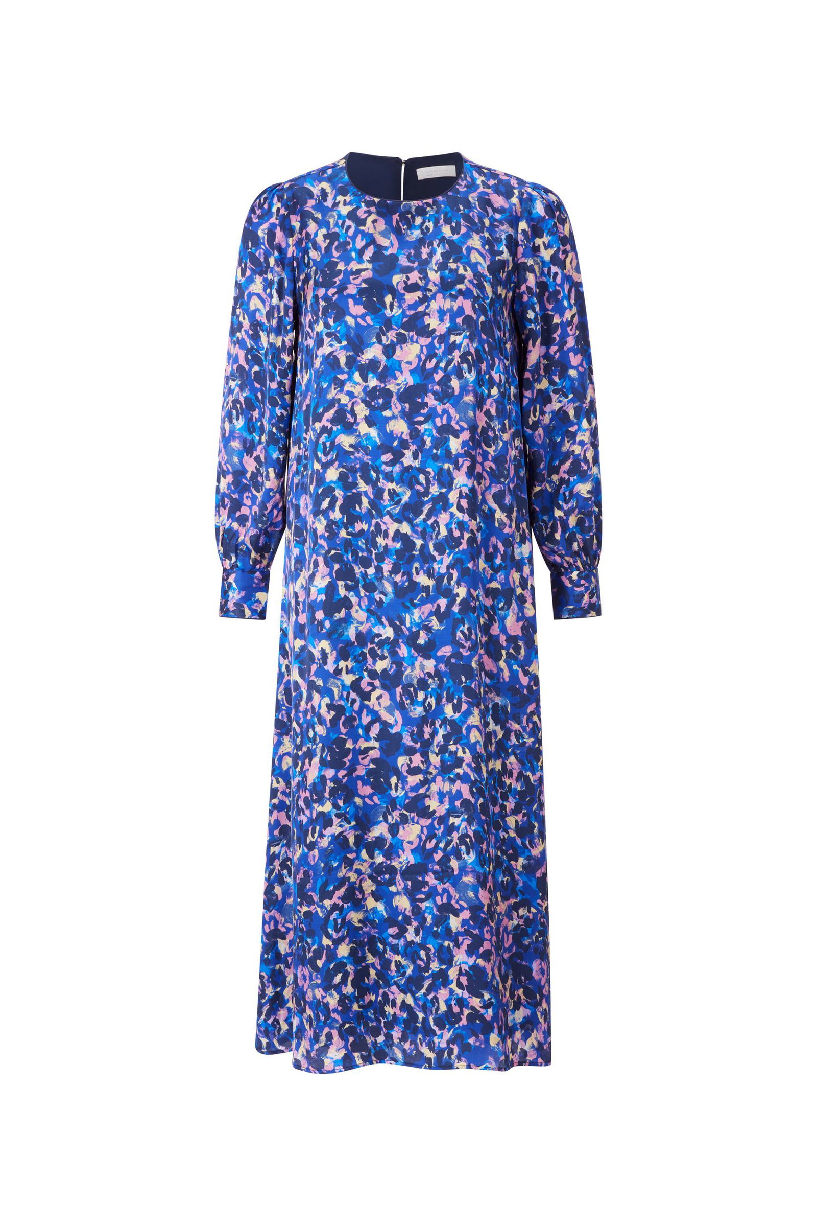 c9c0416b5c8a6328957ec341df3906f0 Rich & Royal | Rich & Royal Midikleid mit Leo-Print | 42 | midnight blue