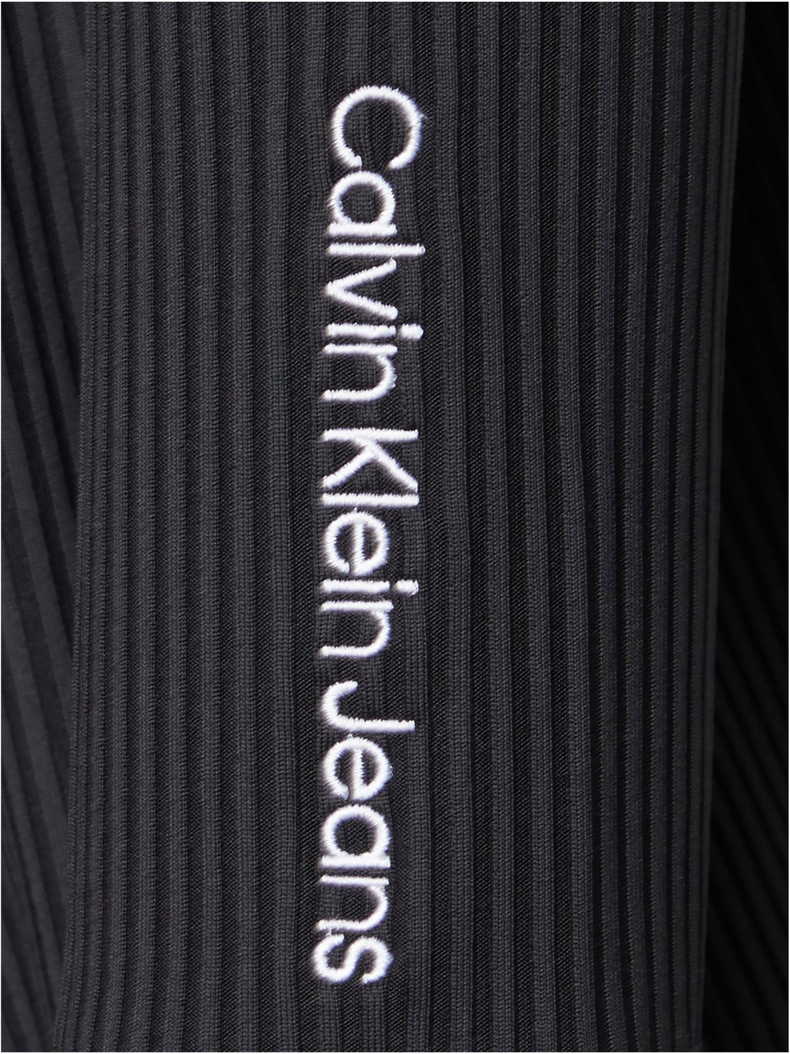 ZIPPER A-LINE RIB DRESS