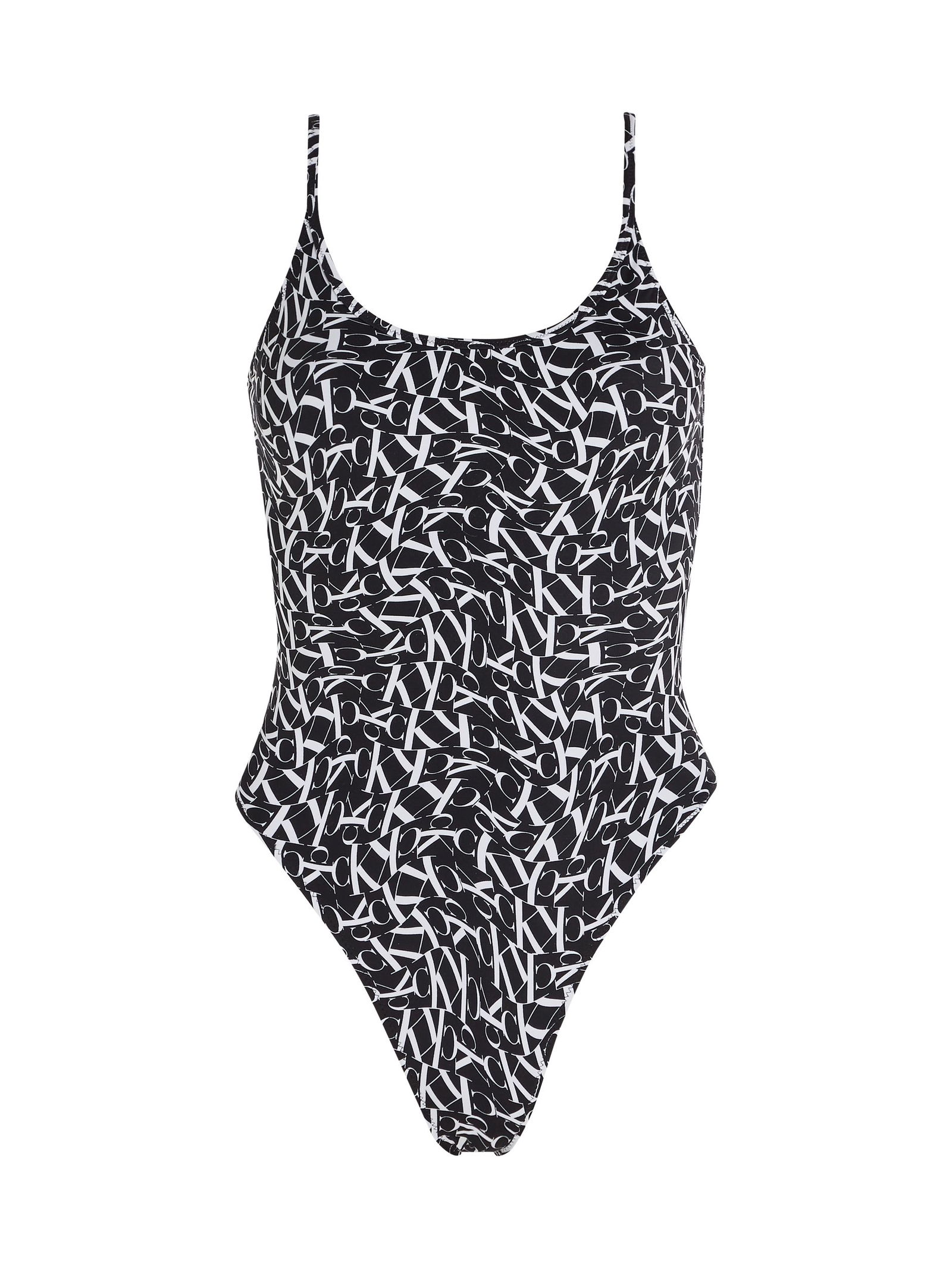3478c6079995f4d83566d3636f93a901 Calvin Klein Badeanzug Scoop All Over Print