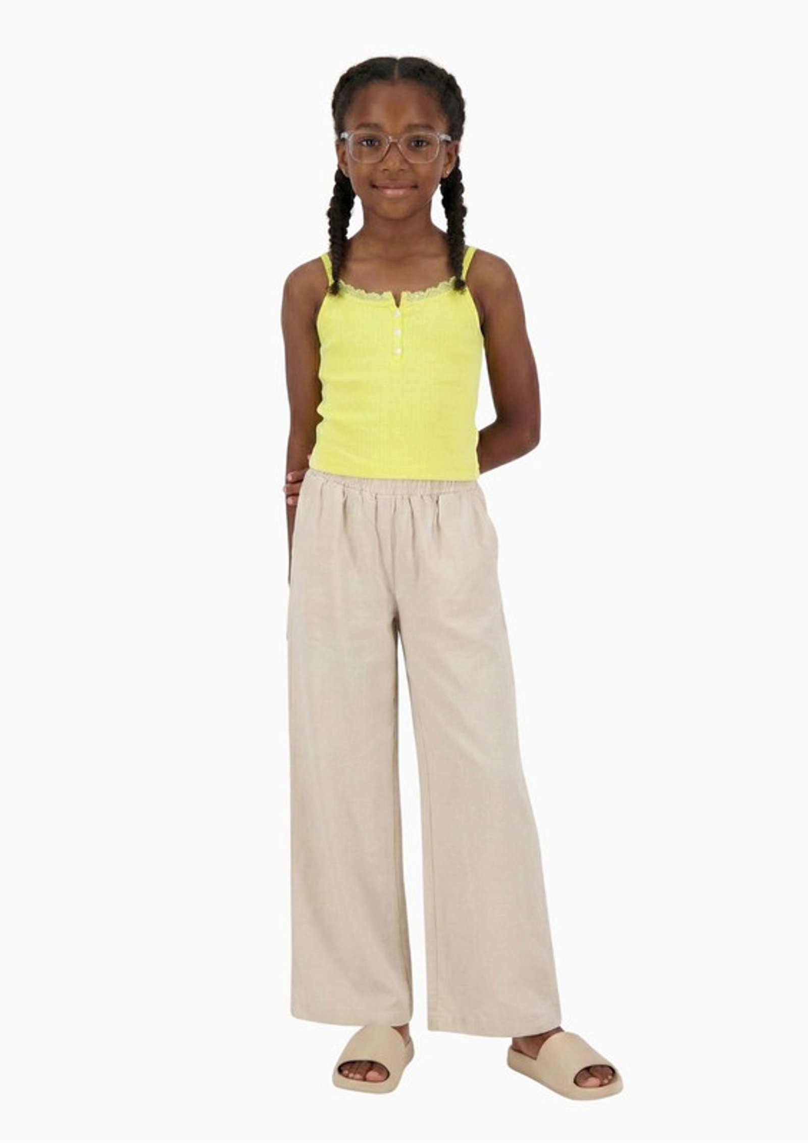 5d636b88d099b4242421a87f3de01190 Blue Effect | Girls Wide Leg Relax Pant | 140/Normal | 3309_2306