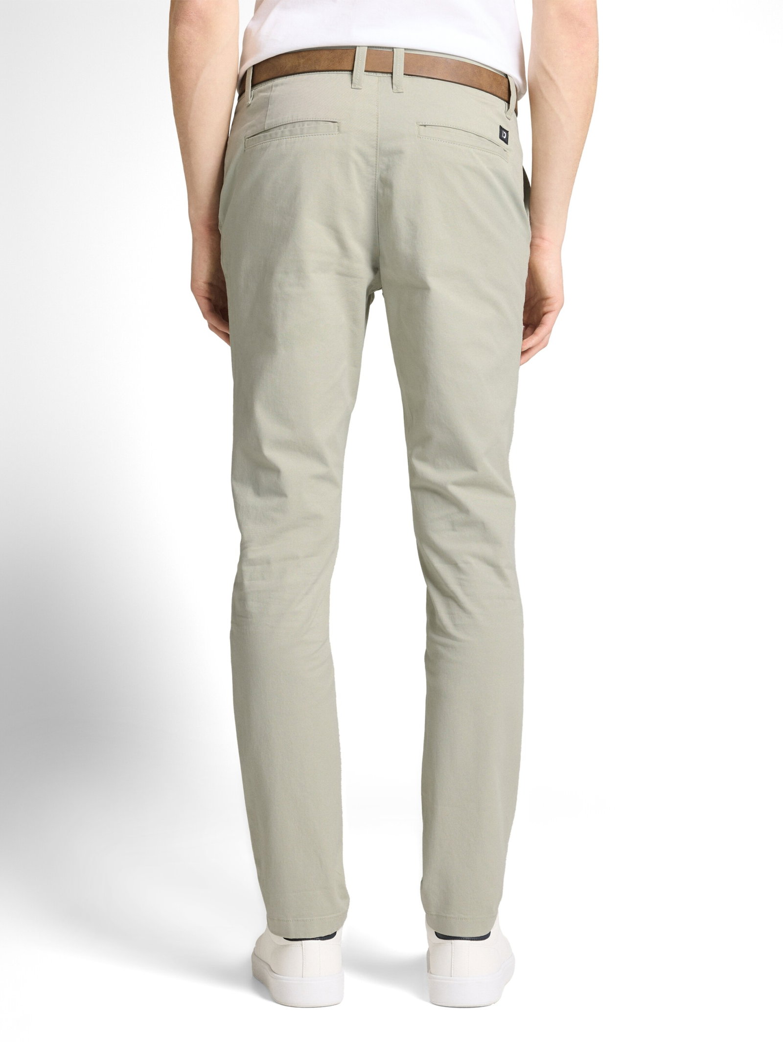 slim chino with belt, elemental grey #4