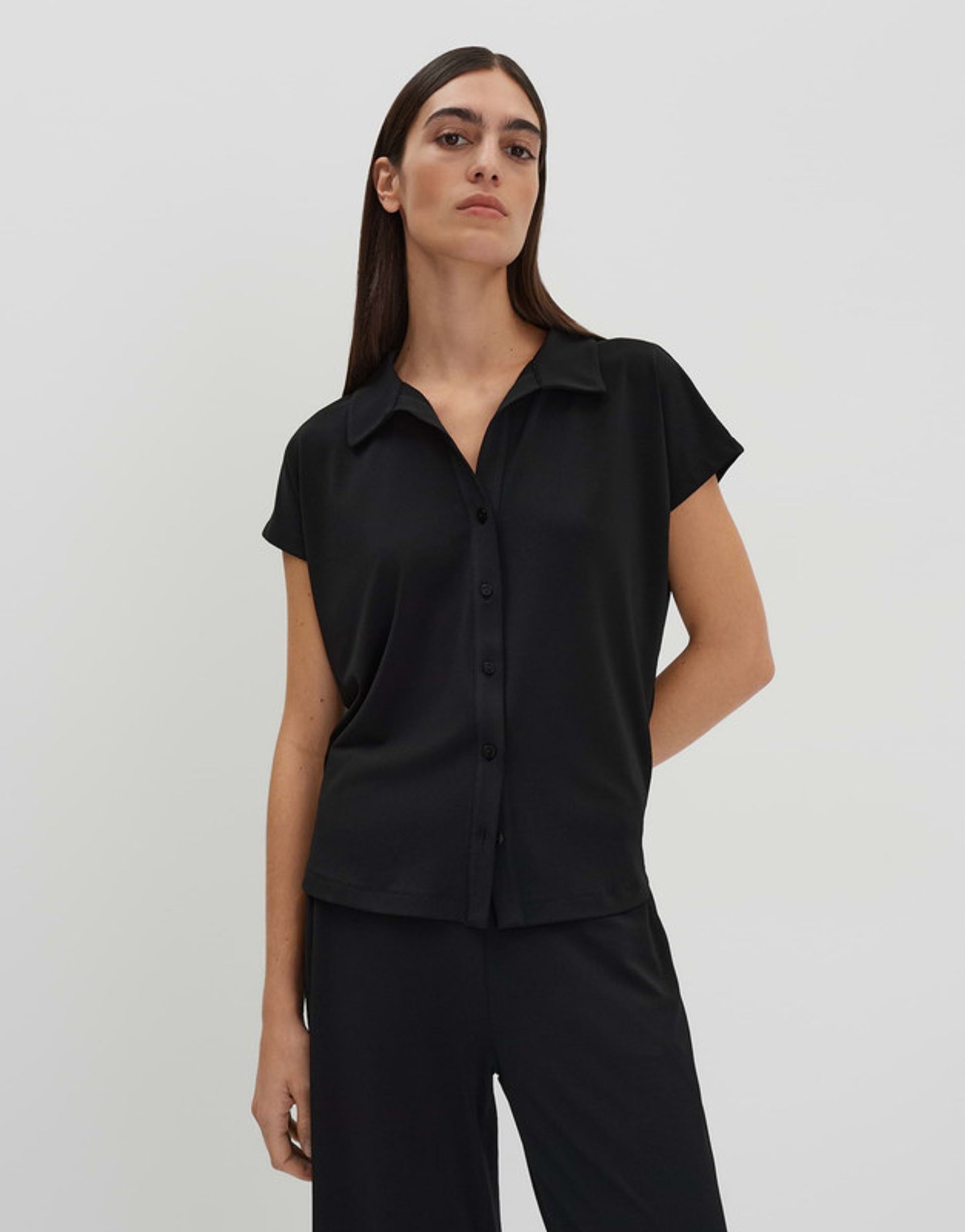 Someday |  Someday Druckbluse  | 40 | black