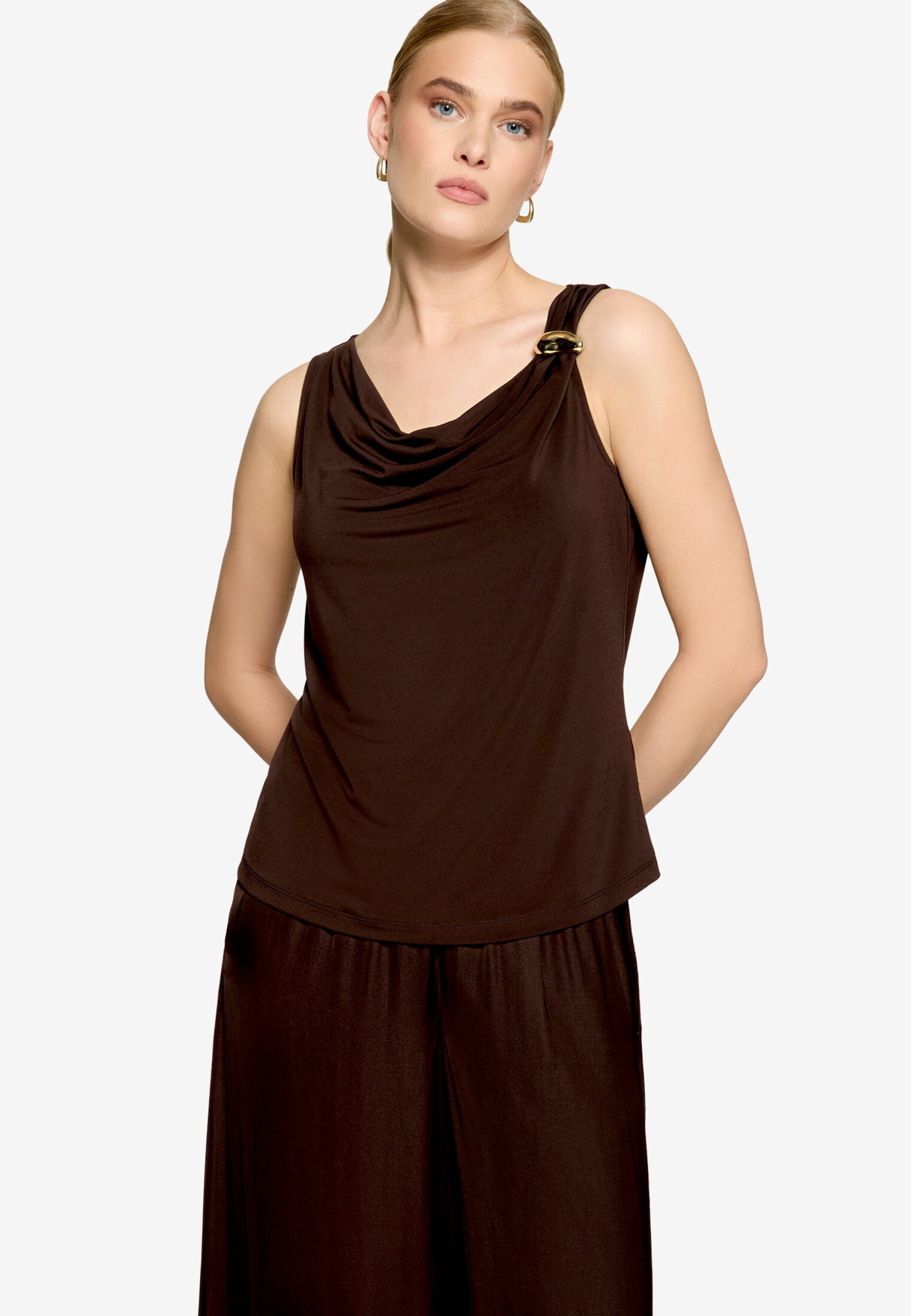 Shirt Kurz ohne Arm, Chocolate Plum #2