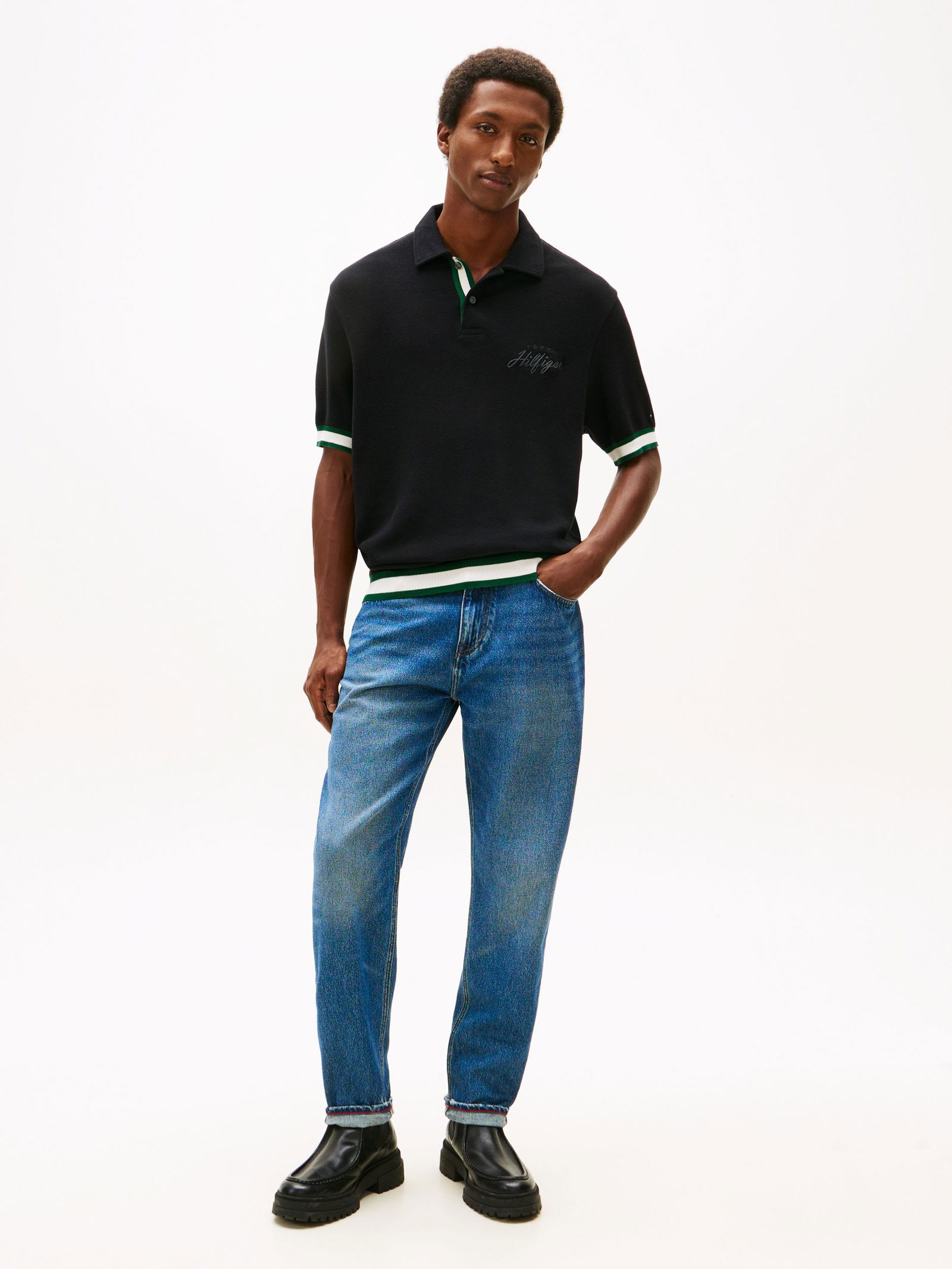 Tommy Hilfiger |  Tommy Hilfiger Poloshirt  | XL | black