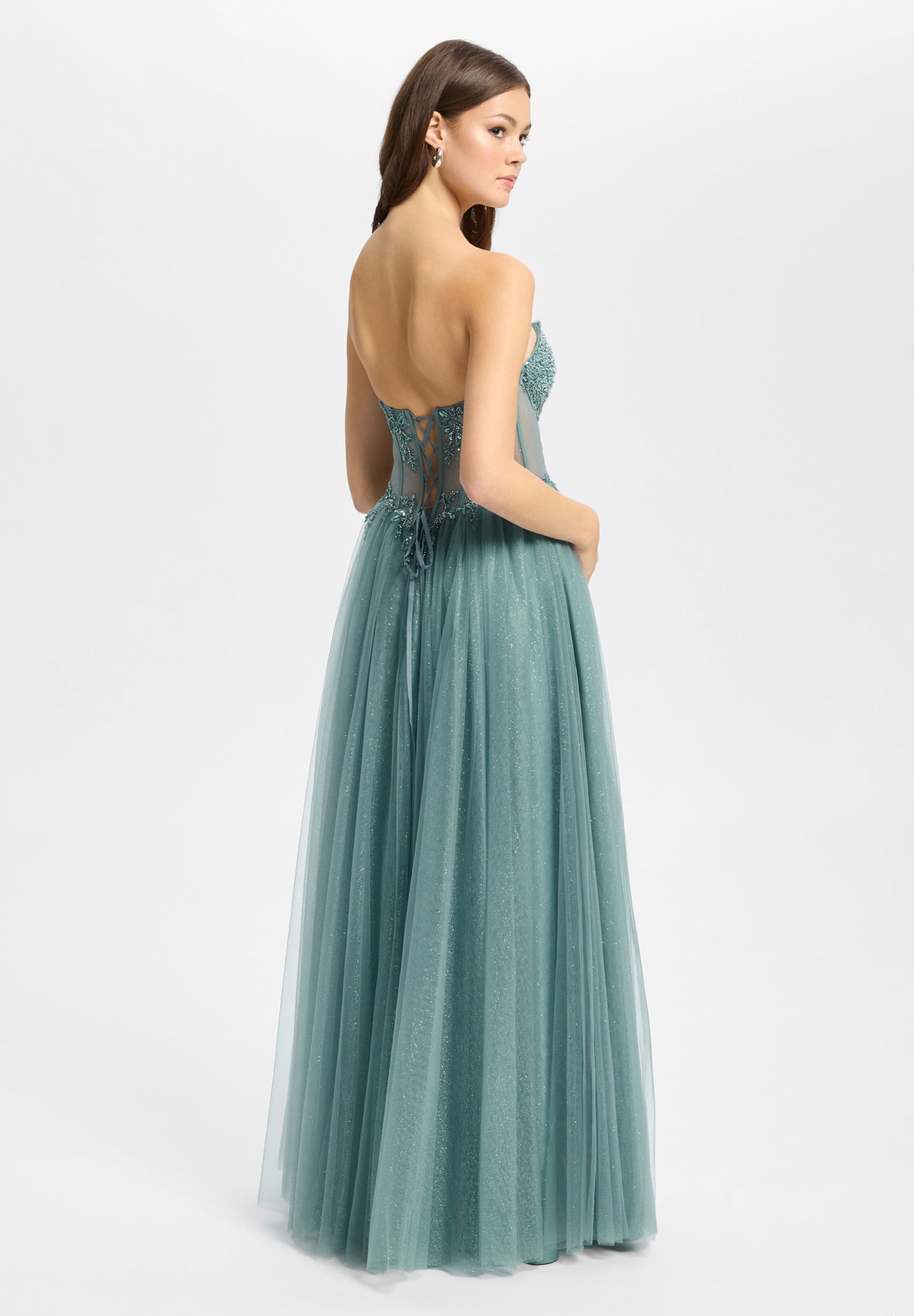 c65ab3f4a62eded7a2d2bb15f2e6a9b0 | Tüllkleid mit Schimmereffekt | 36