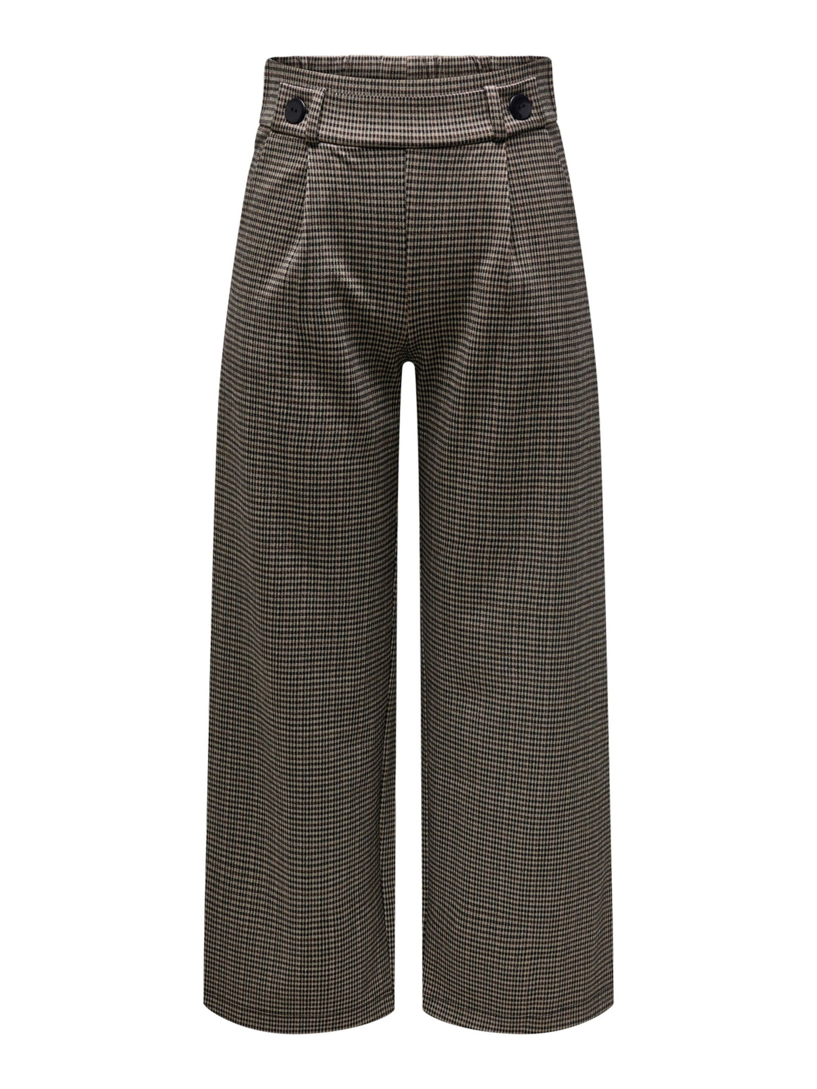 JDY | JDYGEGGO MIA LONG CHECK PANT JRS NOOS | XS/32 | cobblestone