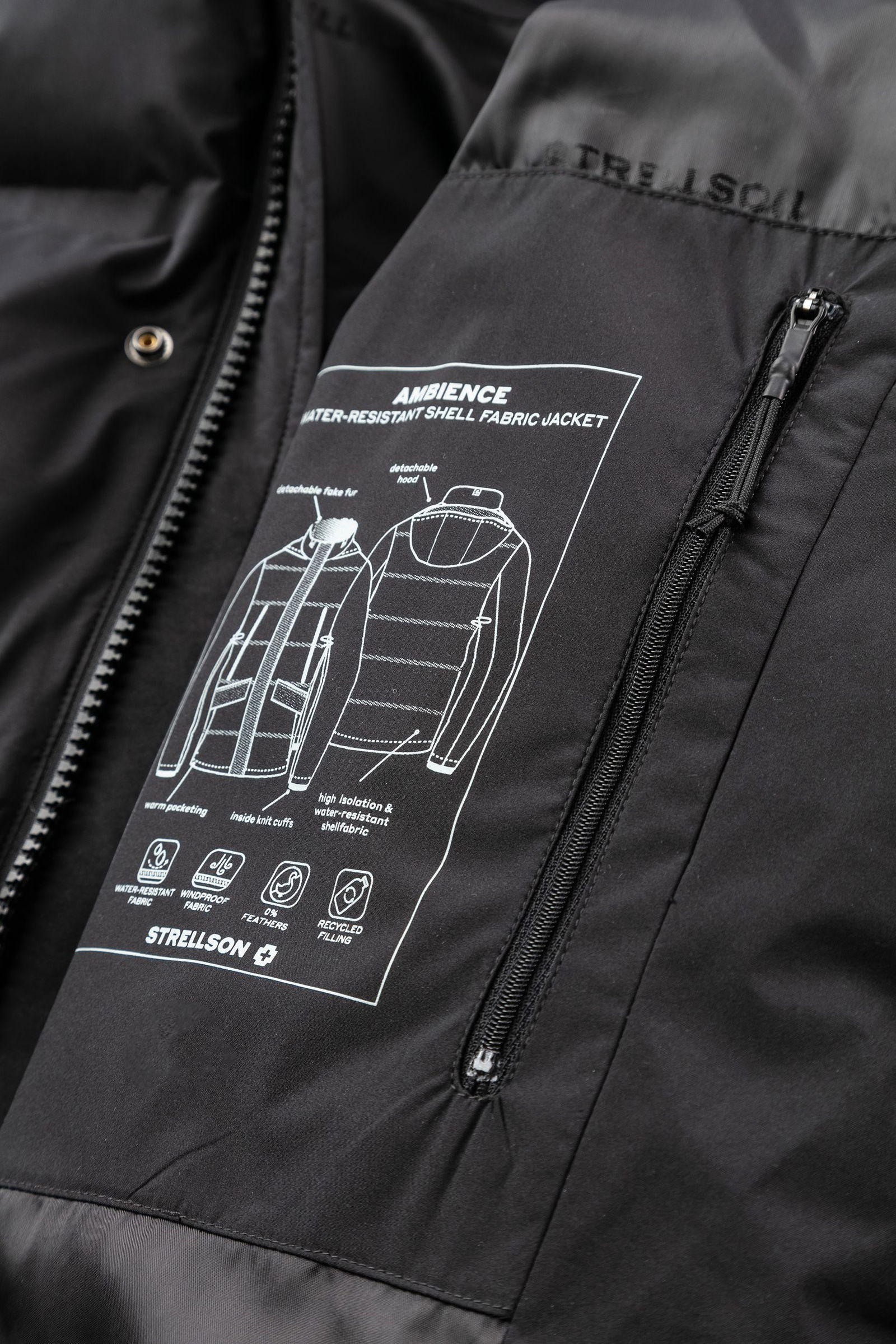 afb4653f0e10f12184bc21eb4ec8facf Strellson |  Strellson Winterjacke  "Ambience " | 50 | black