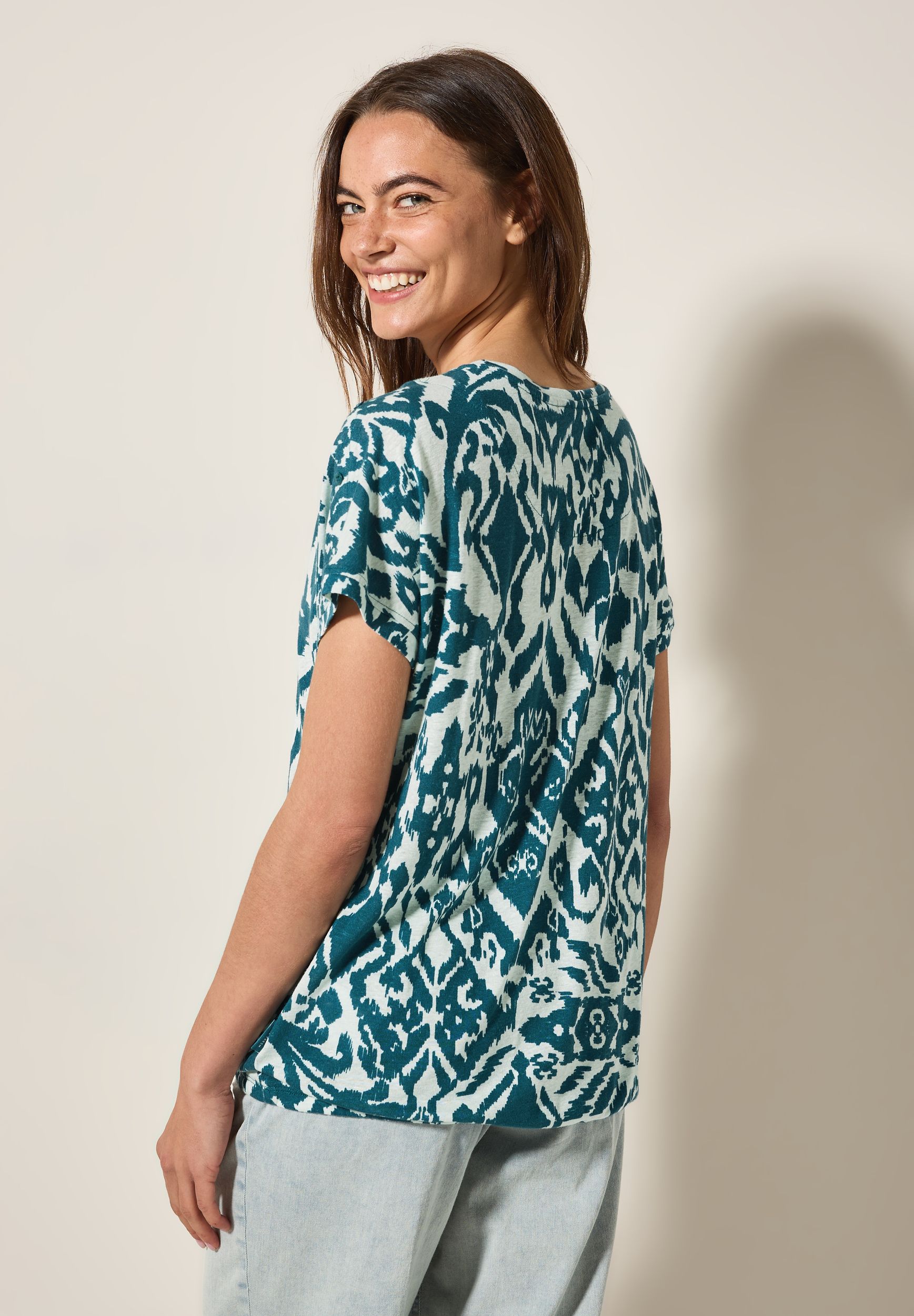 CECIL |  CECIL Bluse aus Leinen  | L | 11231_26250