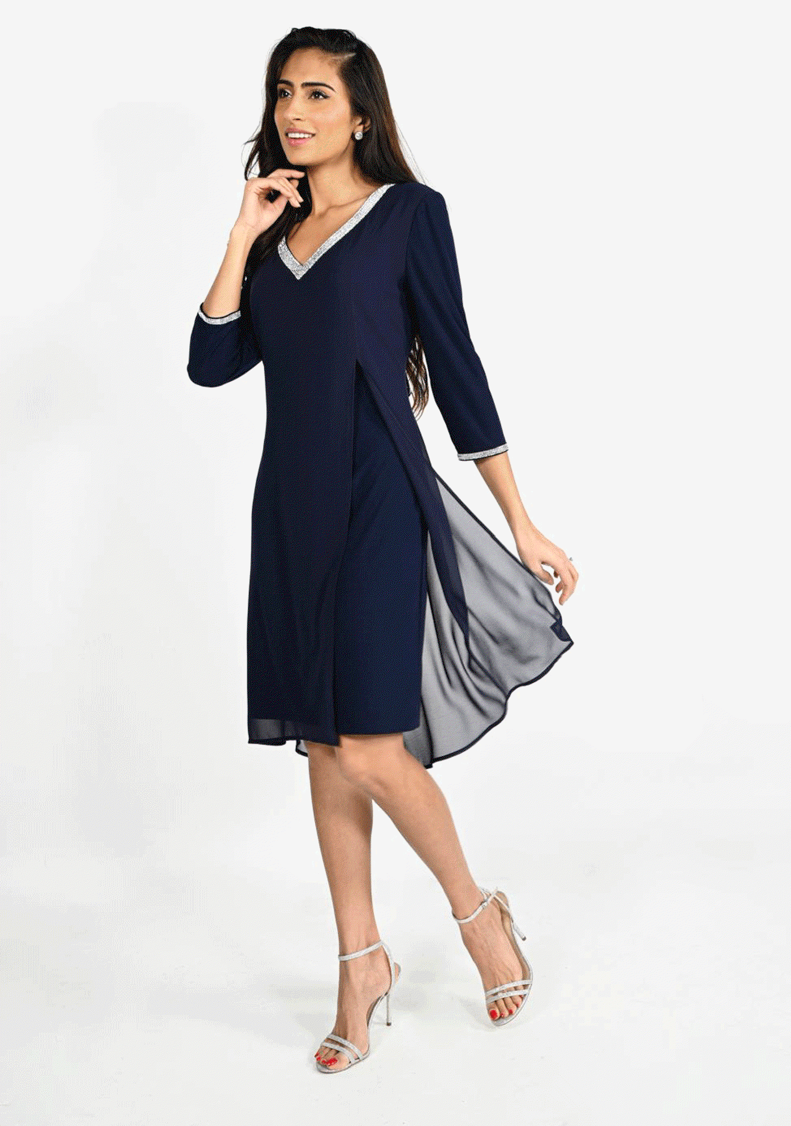 b569db9a7a3f488d0f32dcfabe619879 Frank Lyman | Frank Lyman Cocktailkleid | XL | blau