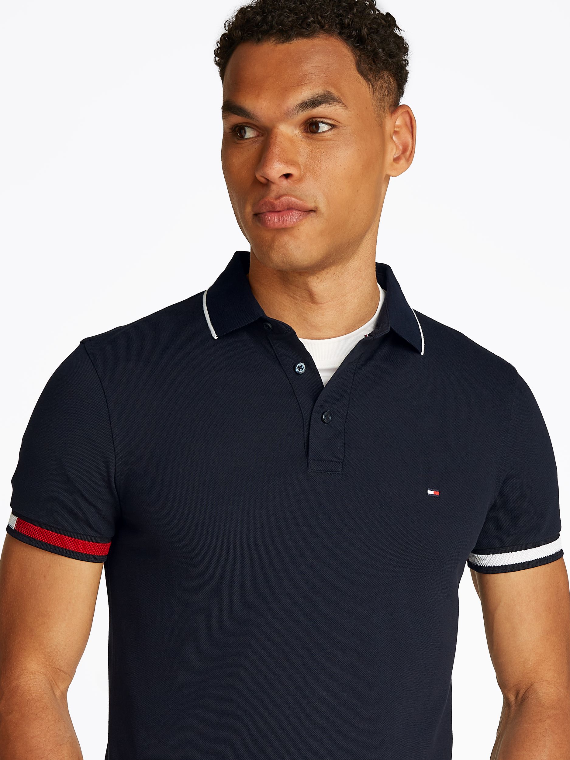 Tommy Hilfiger |  Tommy Hilfiger Poloshirt  | S | desert sky