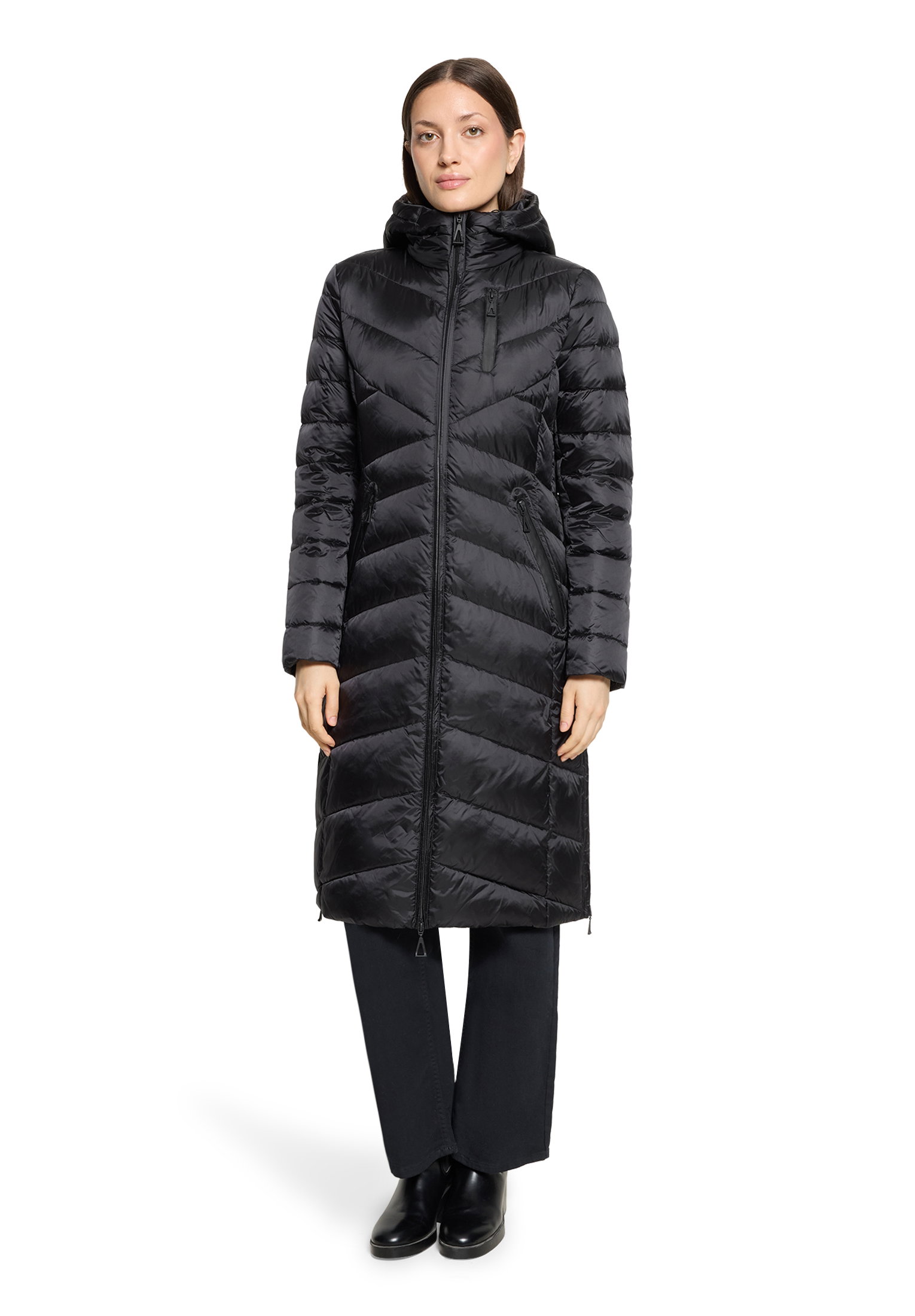 Mantel Fell/Pelz, Jet Black #10
